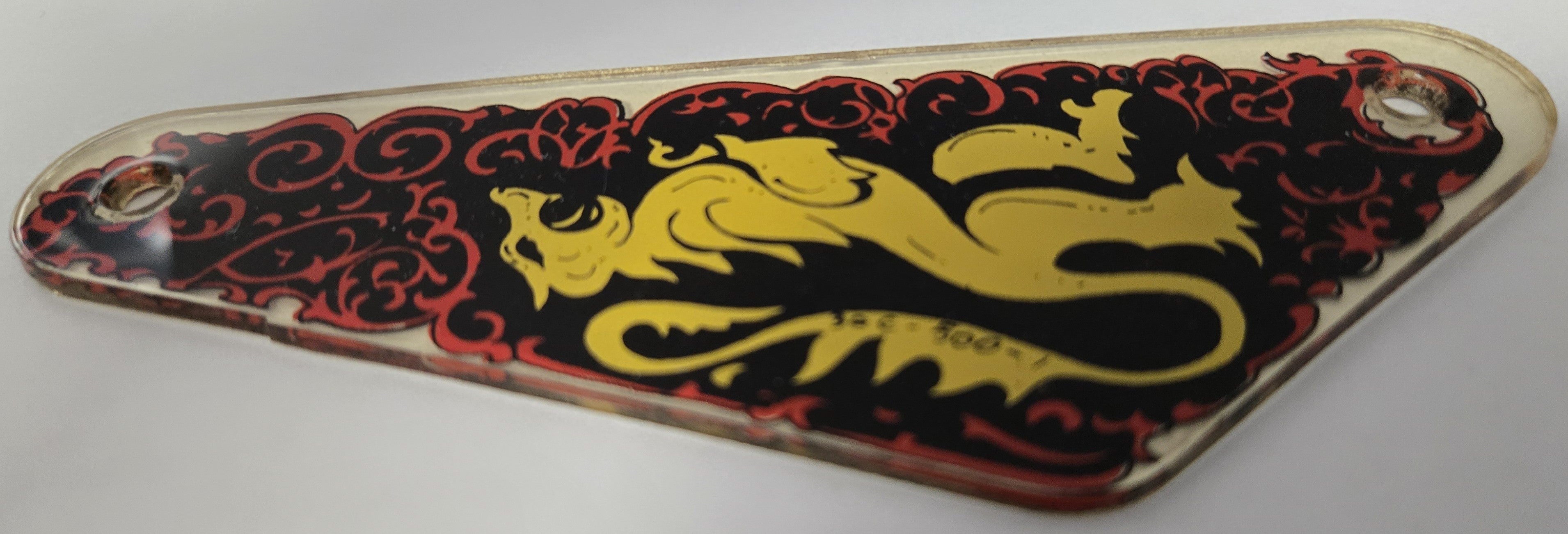 Black Knight Pinball (Williams, 1980) Original Playfield Plastic 30C-500-1