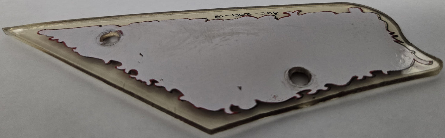 Black Knight Pinball (Williams, 1980) Original Playfield Plastic 30C-500-15