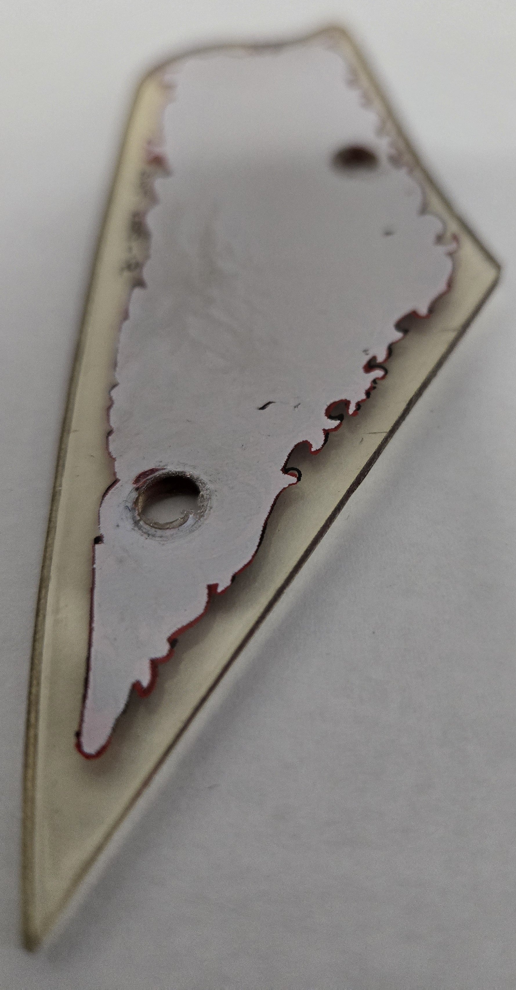 Black Knight Pinball (Williams, 1980) Original Playfield Plastic 30C-500-15