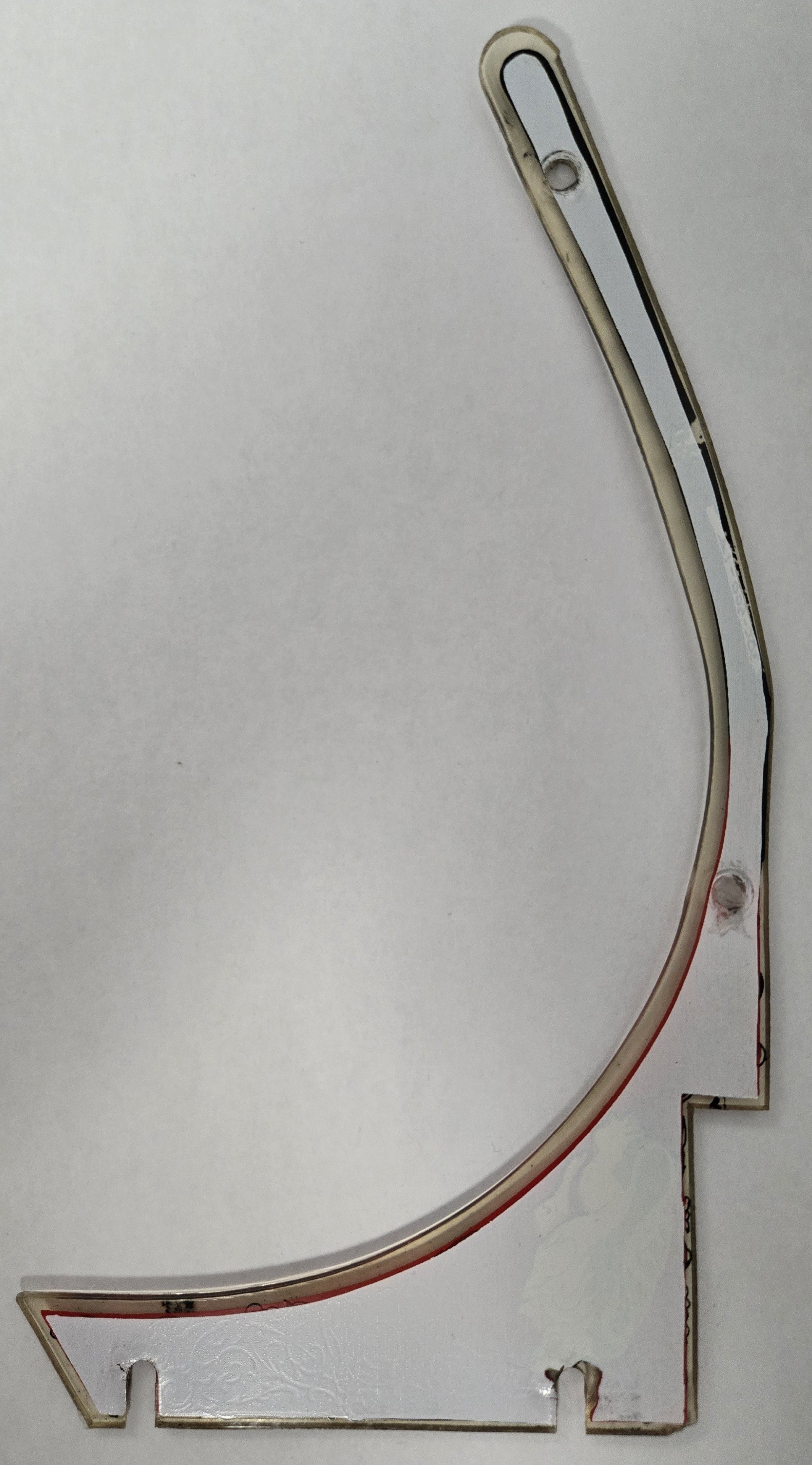 Black Knight Pinball (Williams, 1980) Original Playfield Plastic 30C-500-14