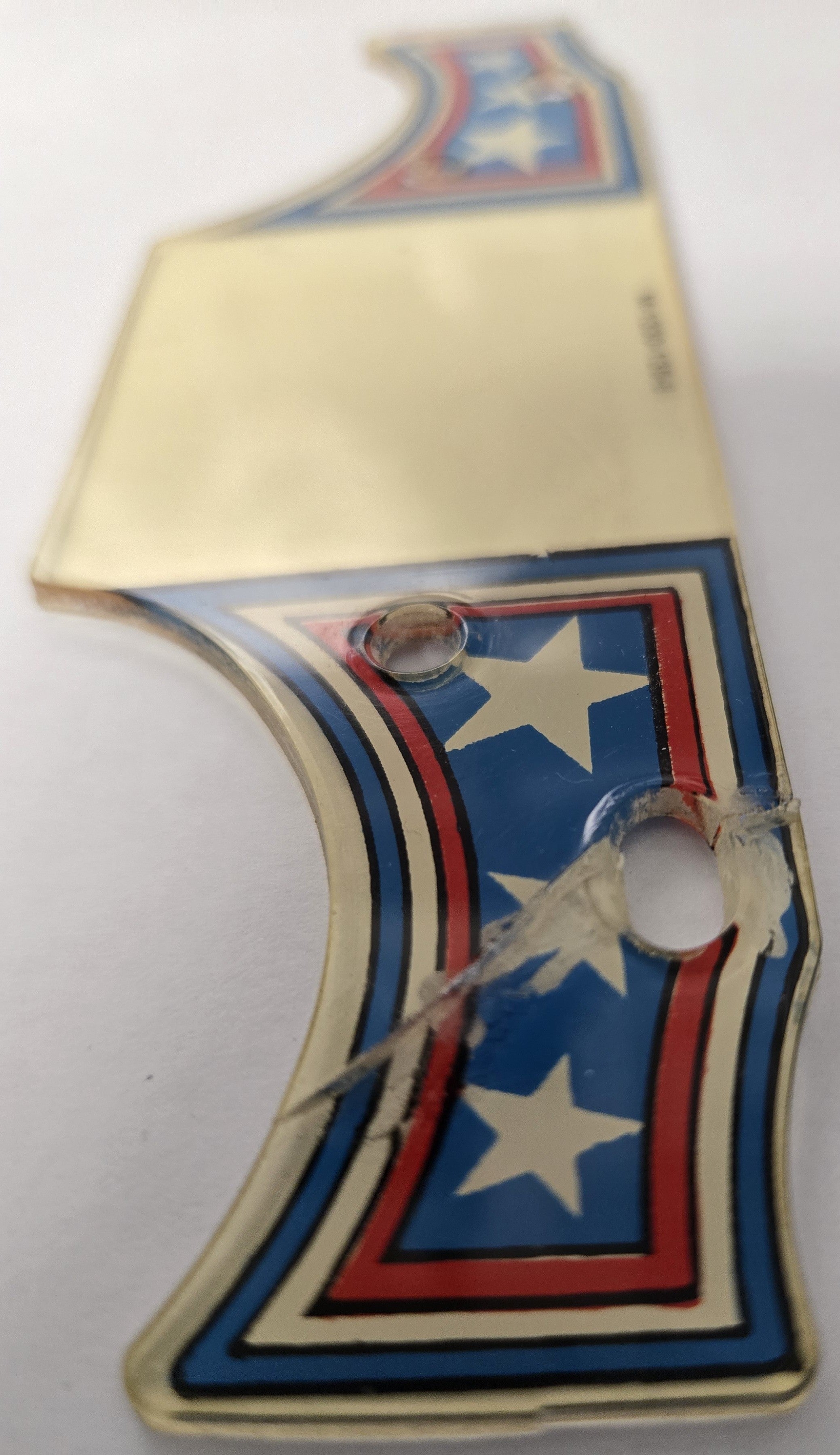 Evel Knievel Pinball (Bally, 1977) Original Playfield Plastic M-1330-135-8 (Slightly Damaged)