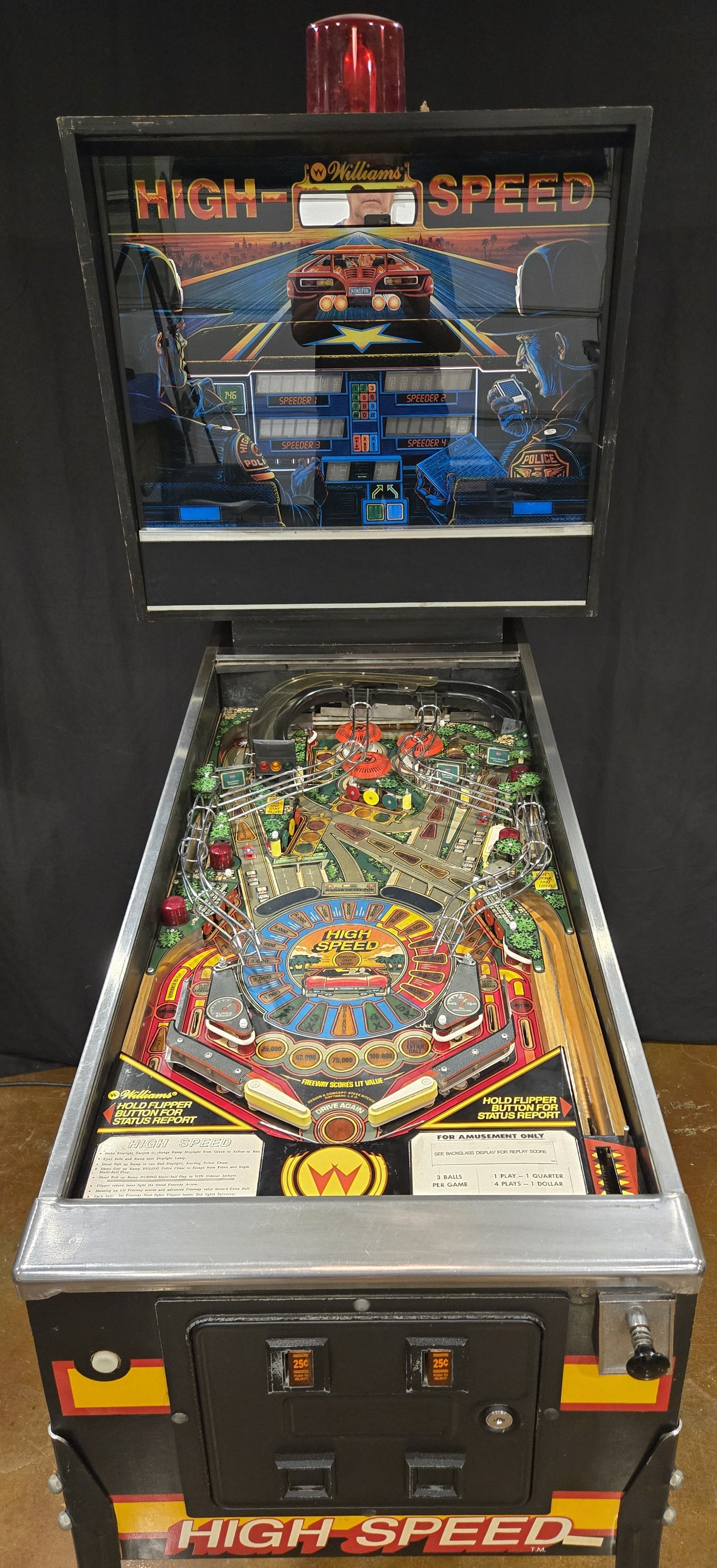 High Speed (Refurbished) Williams 1986