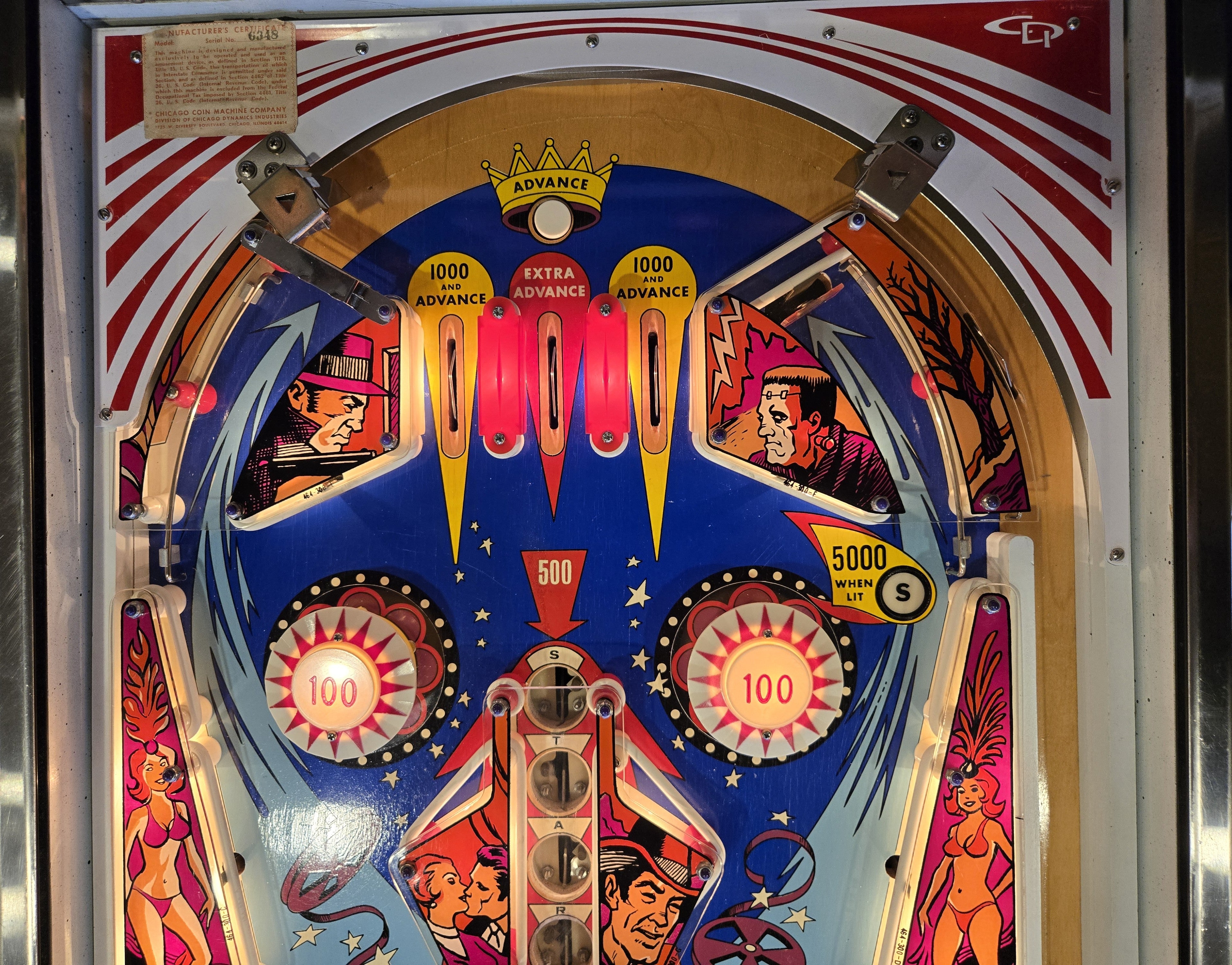 Hollywood (Refurbished) Chicago Coin 1976