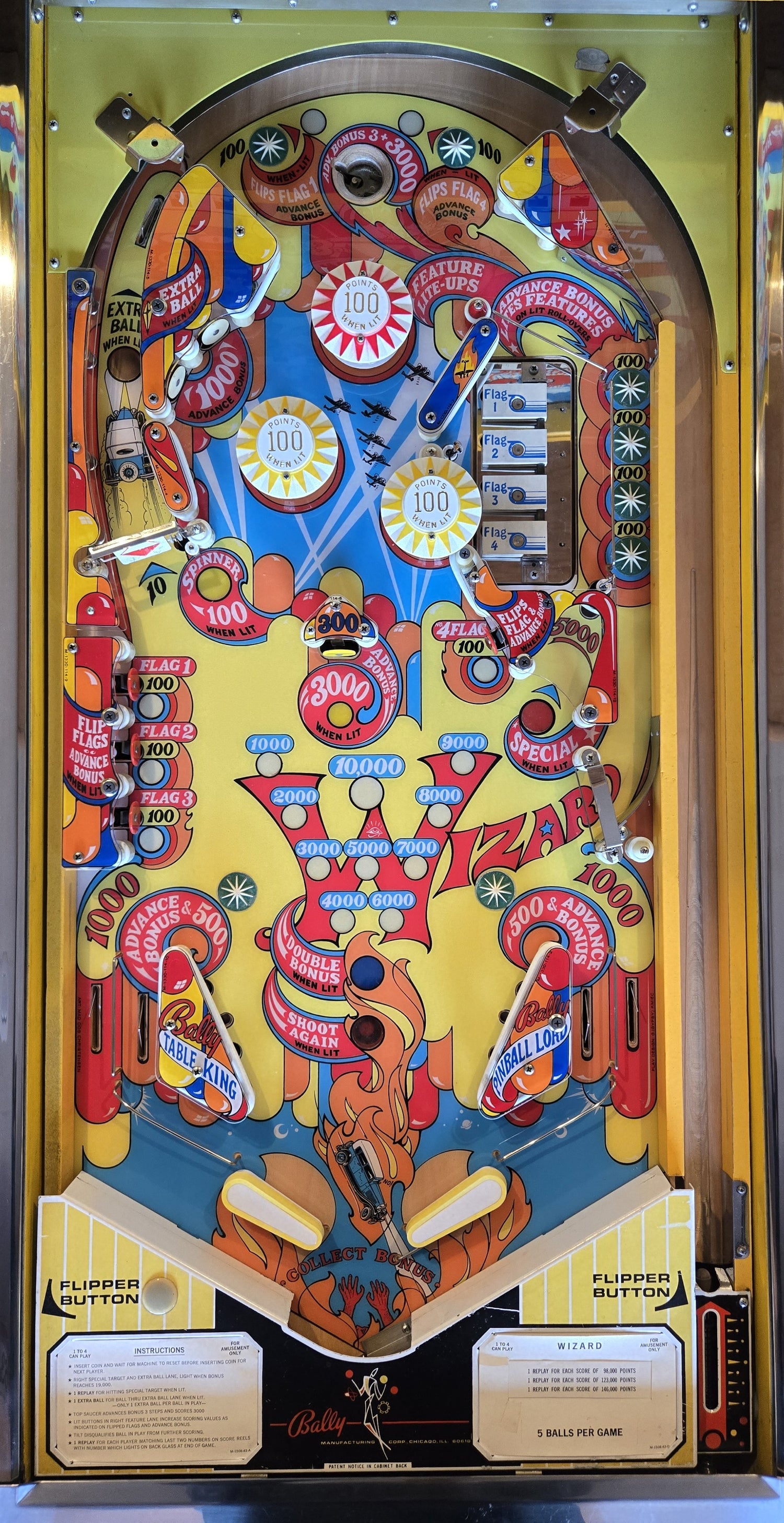 Wizard (Restored) Bally 1975