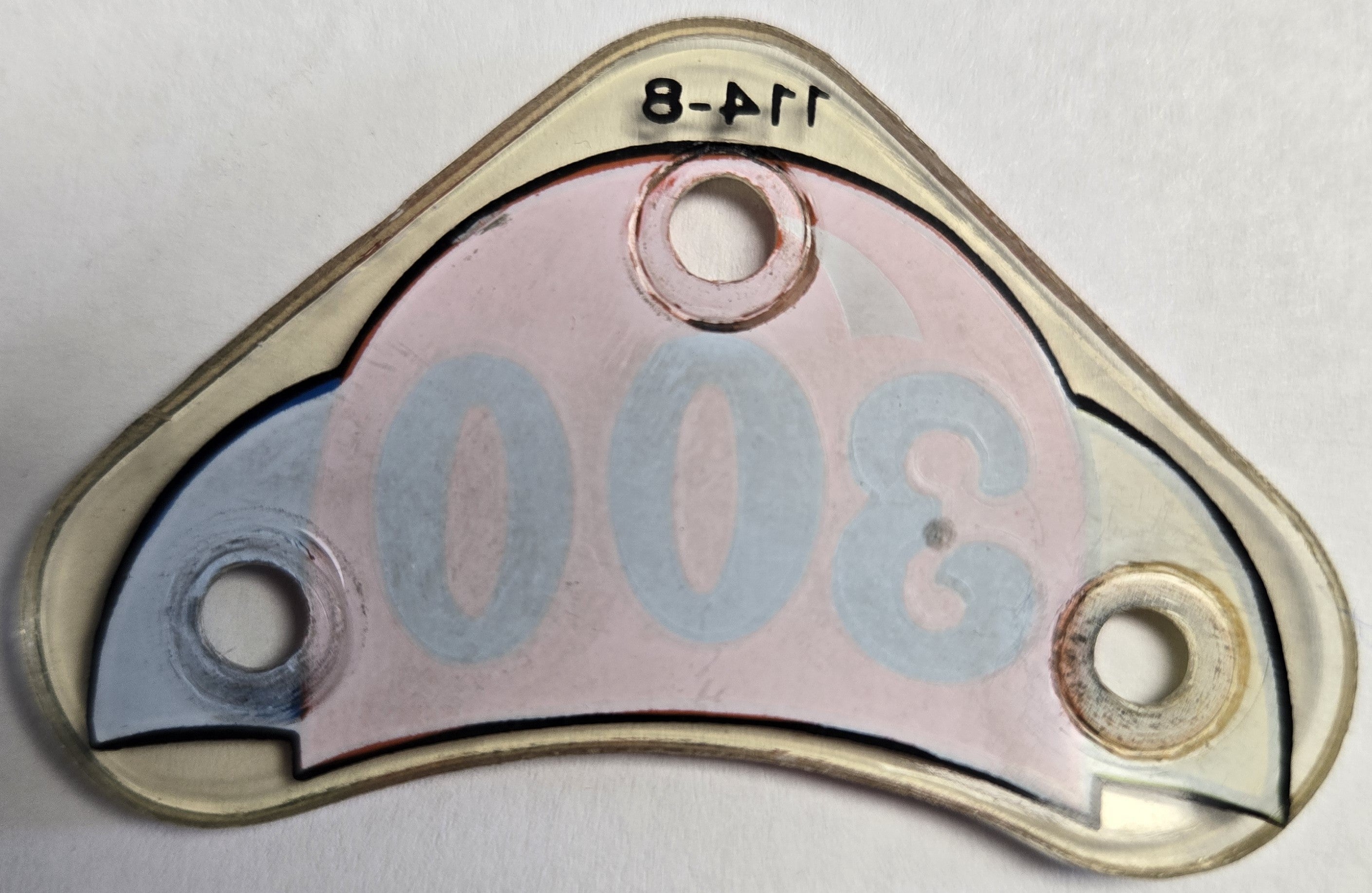 Wizard! Pinball (Bally, 1975) Original Playfield Plastic M-1330-114-08