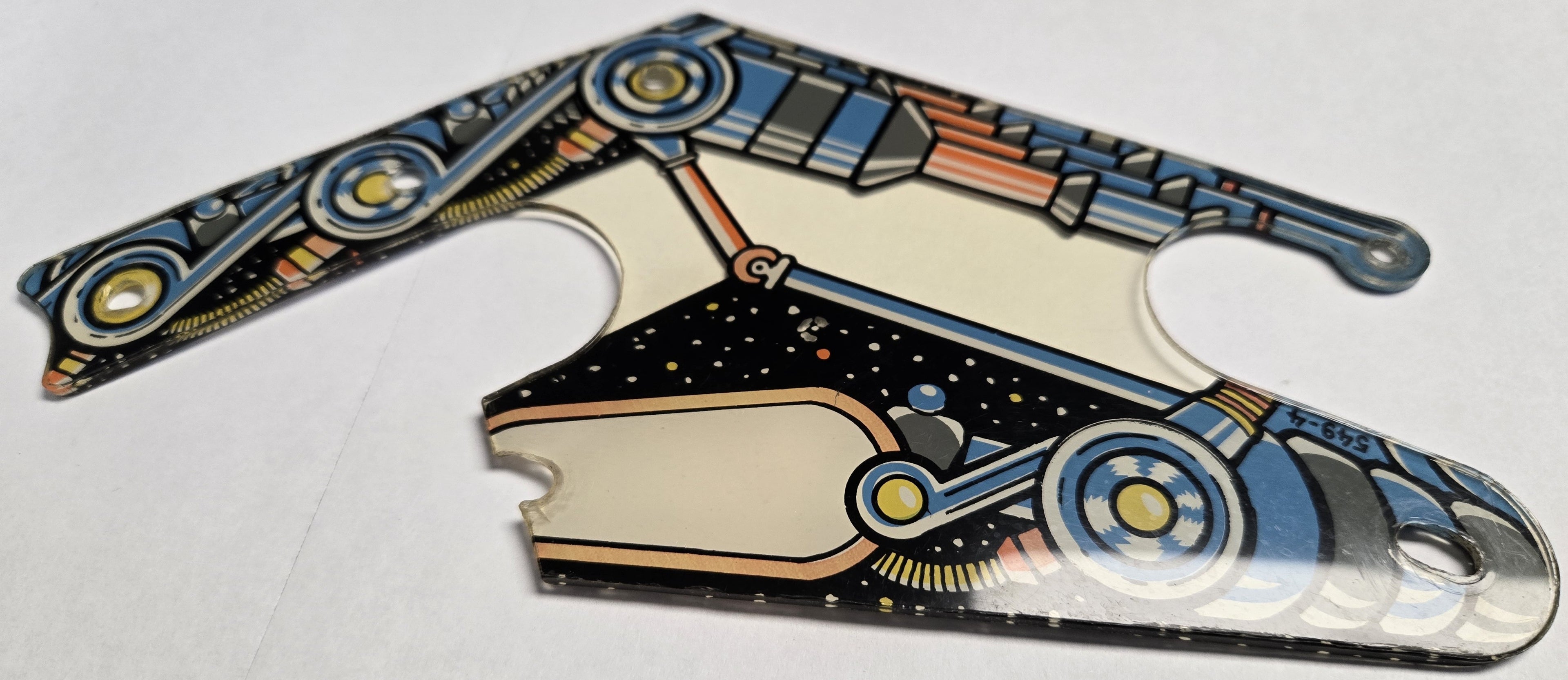 Pinbot Pinball (Williams, 1986) Original Playfield Plastic 549-04