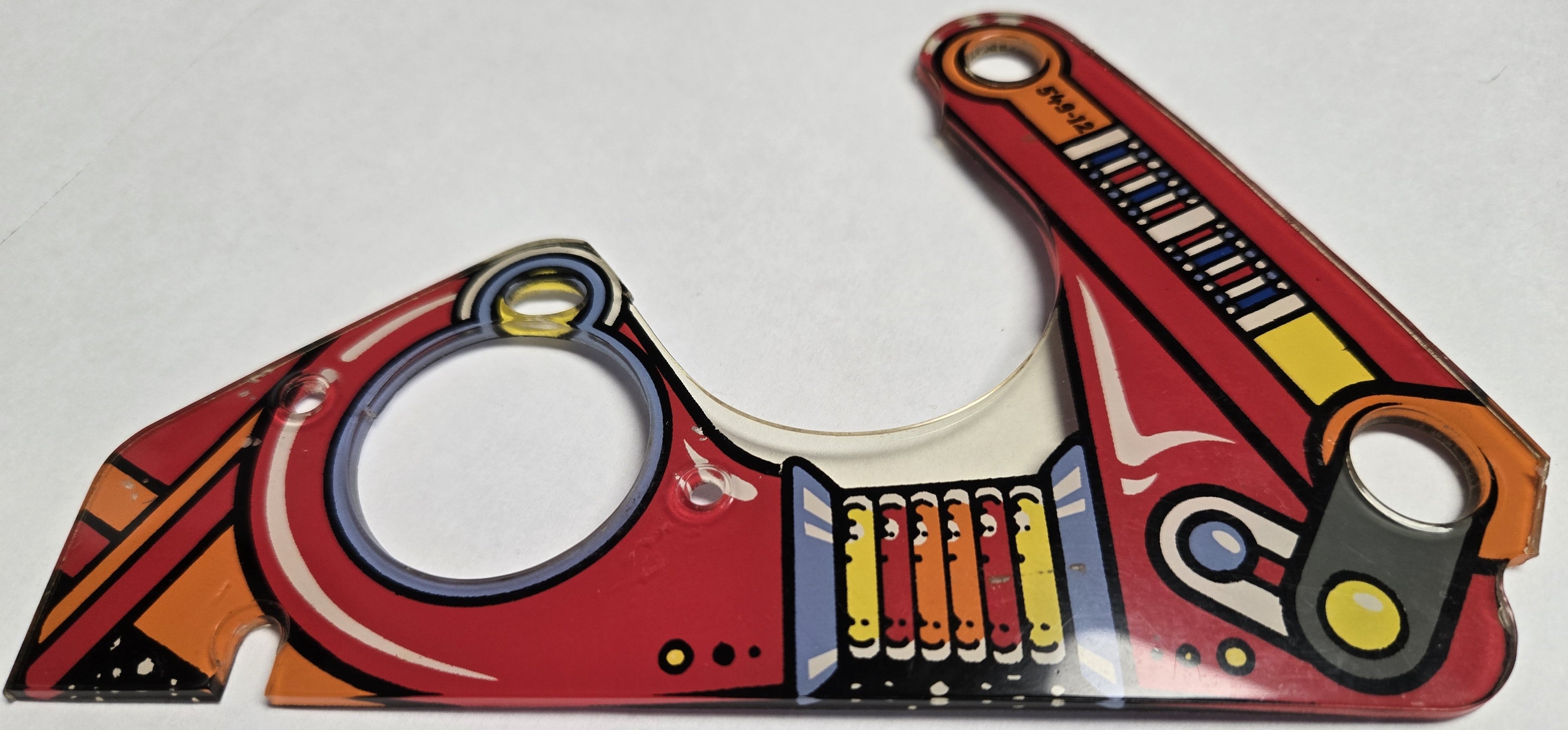 Pinbot Pinball (Williams, 1986) Original Playfield Plastic 549-12