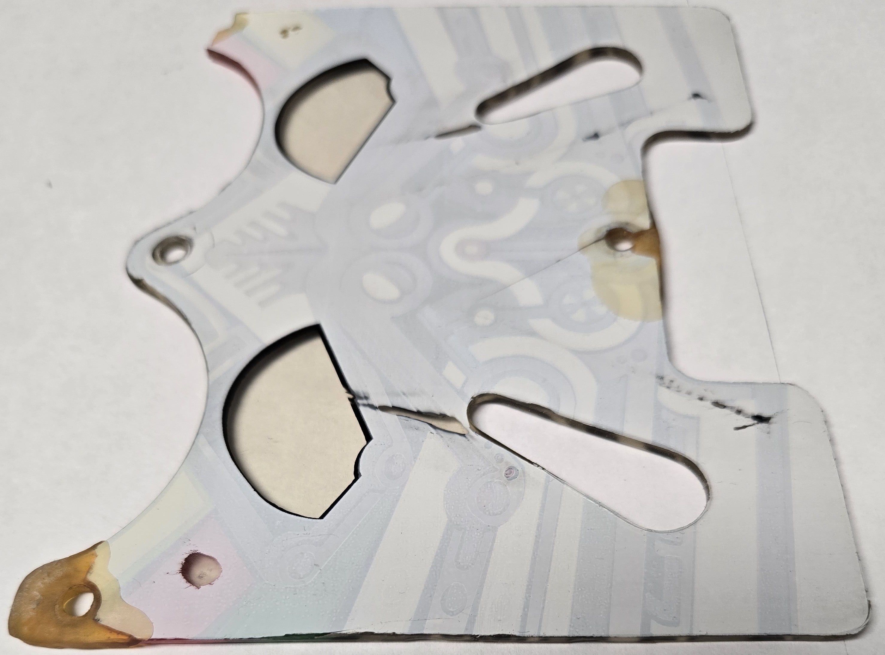 Pinbot Pinball (Williams, 1986) Original Playfield Plastic 549-11