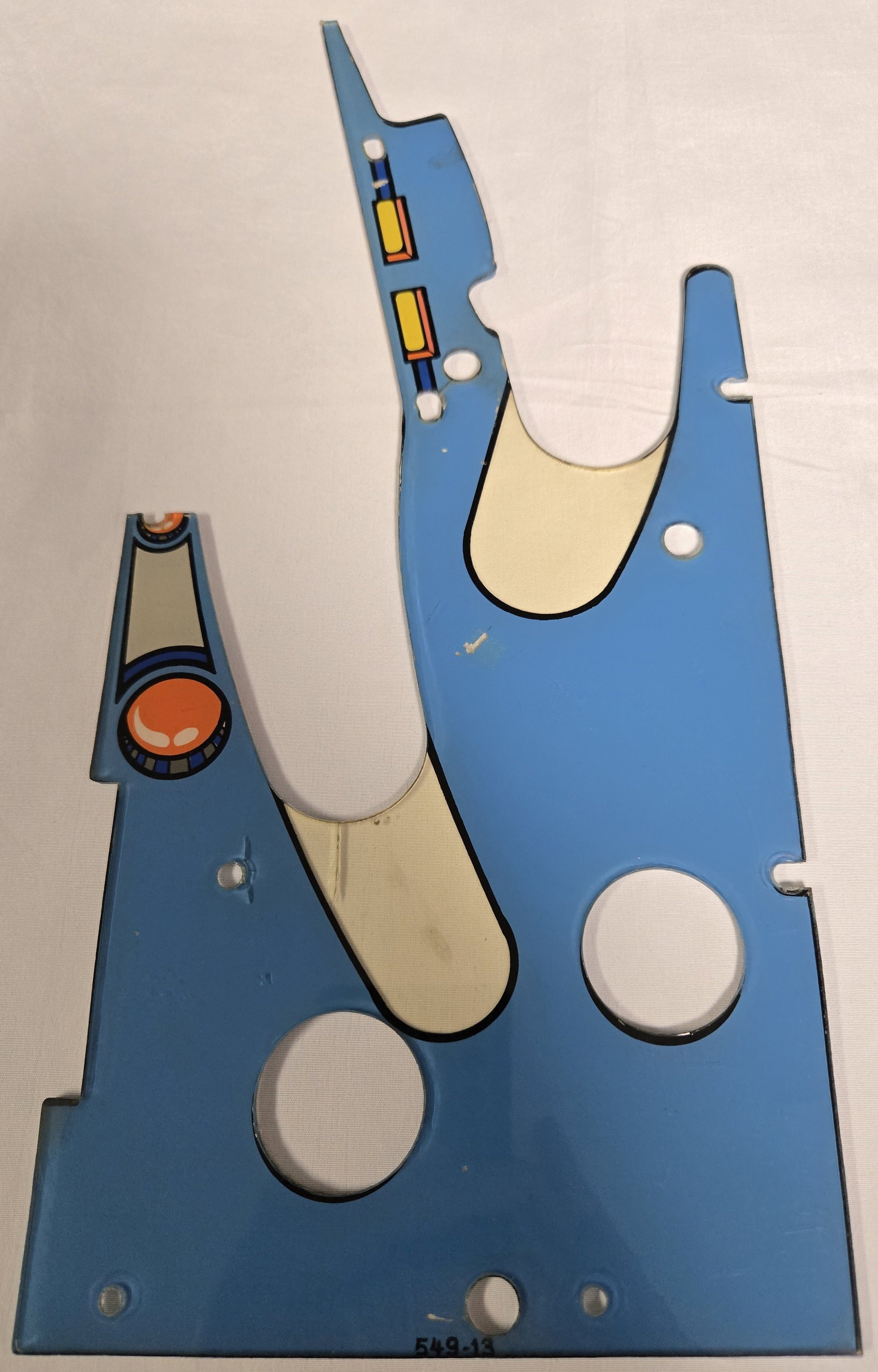 Pinbot Pinball (Williams, 1986) Original Playfield Plastic 549-13