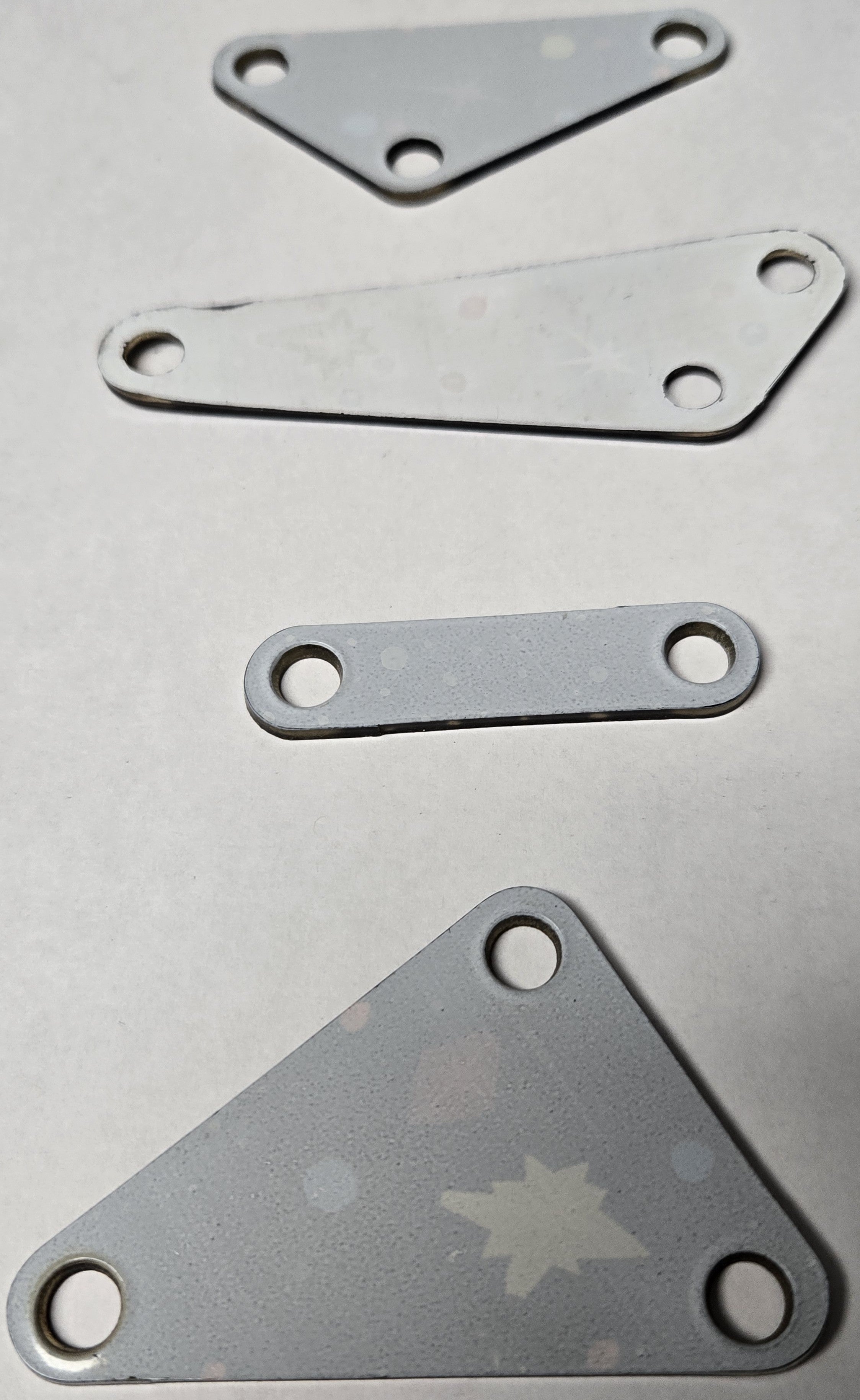 Pinbot Pinball (Williams, 1986) Original Playfield Plastic 549-XX (Set of 4)