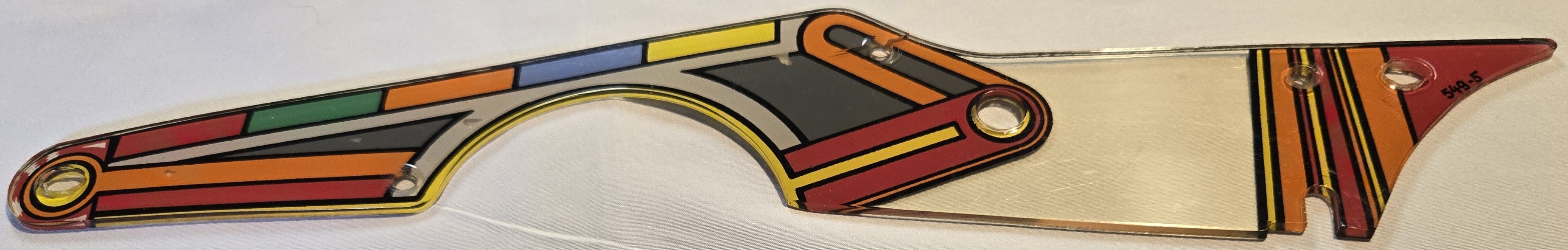 Pinbot Pinball (Williams, 1986) Original Playfield Plastic 549-05