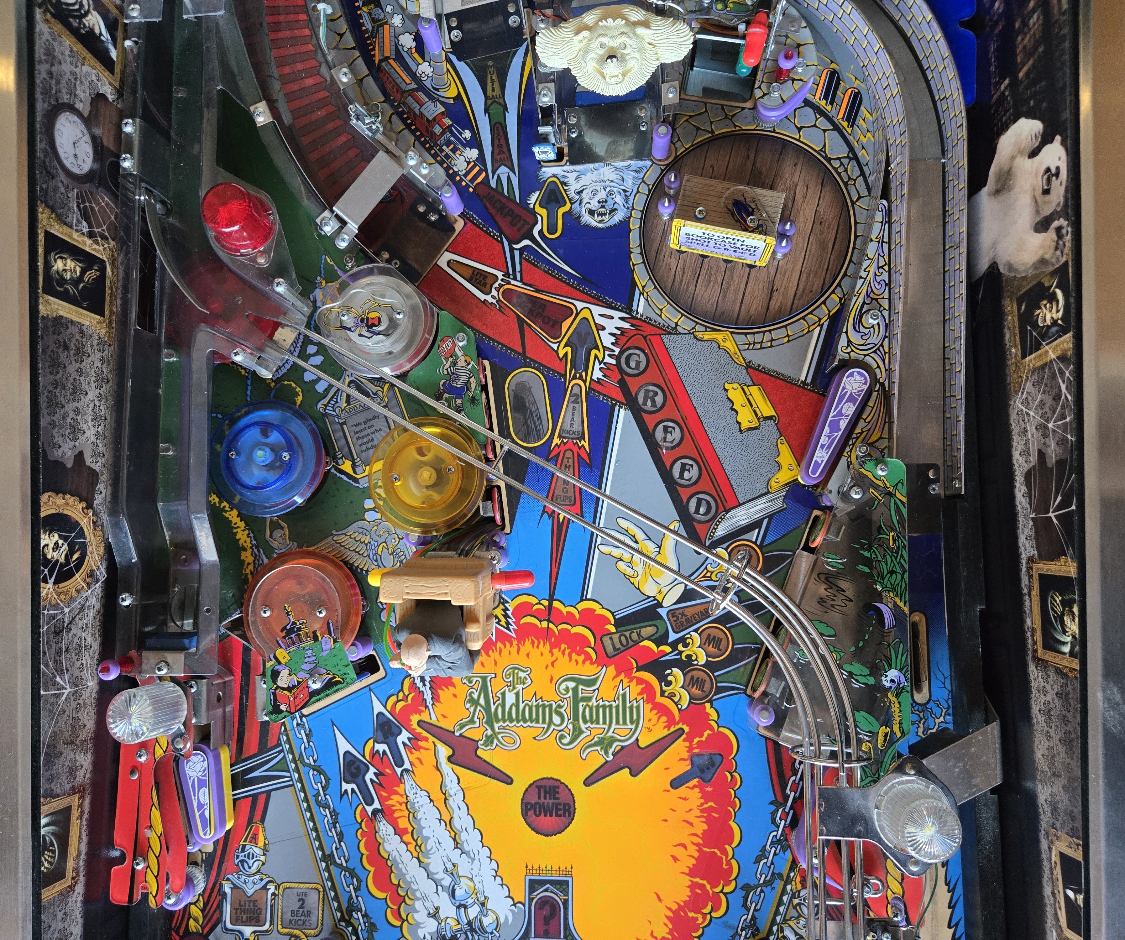 Addams Family (Refurbished & Modded) Bally 1992