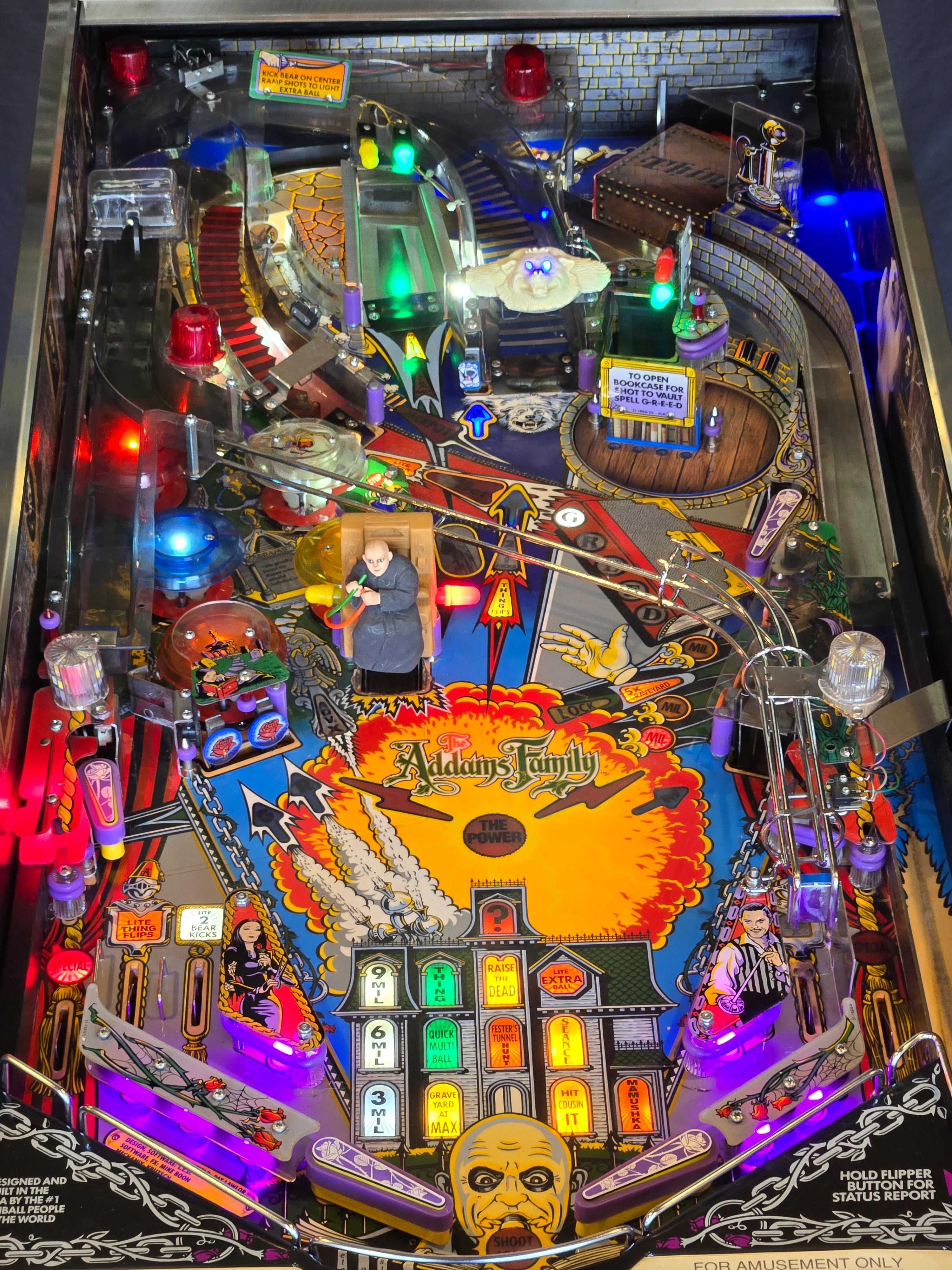 Addams Family (Refurbished & Modded) Bally 1992