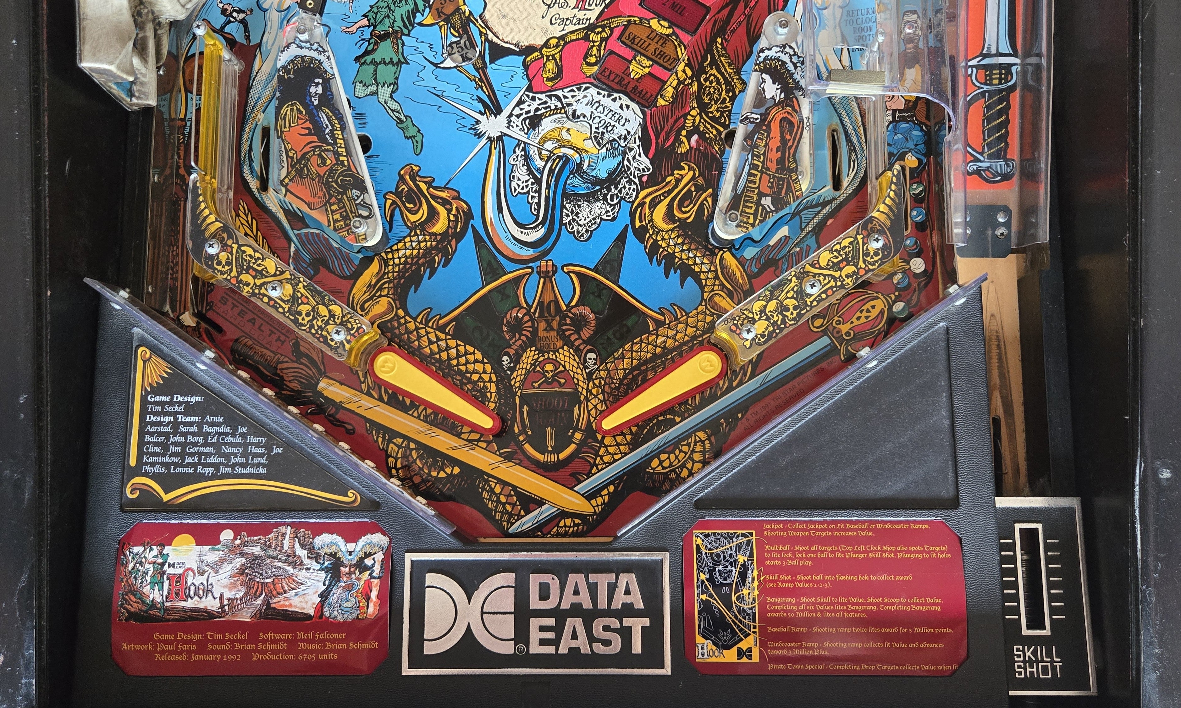 Hook (Refurbished) Data East 1992