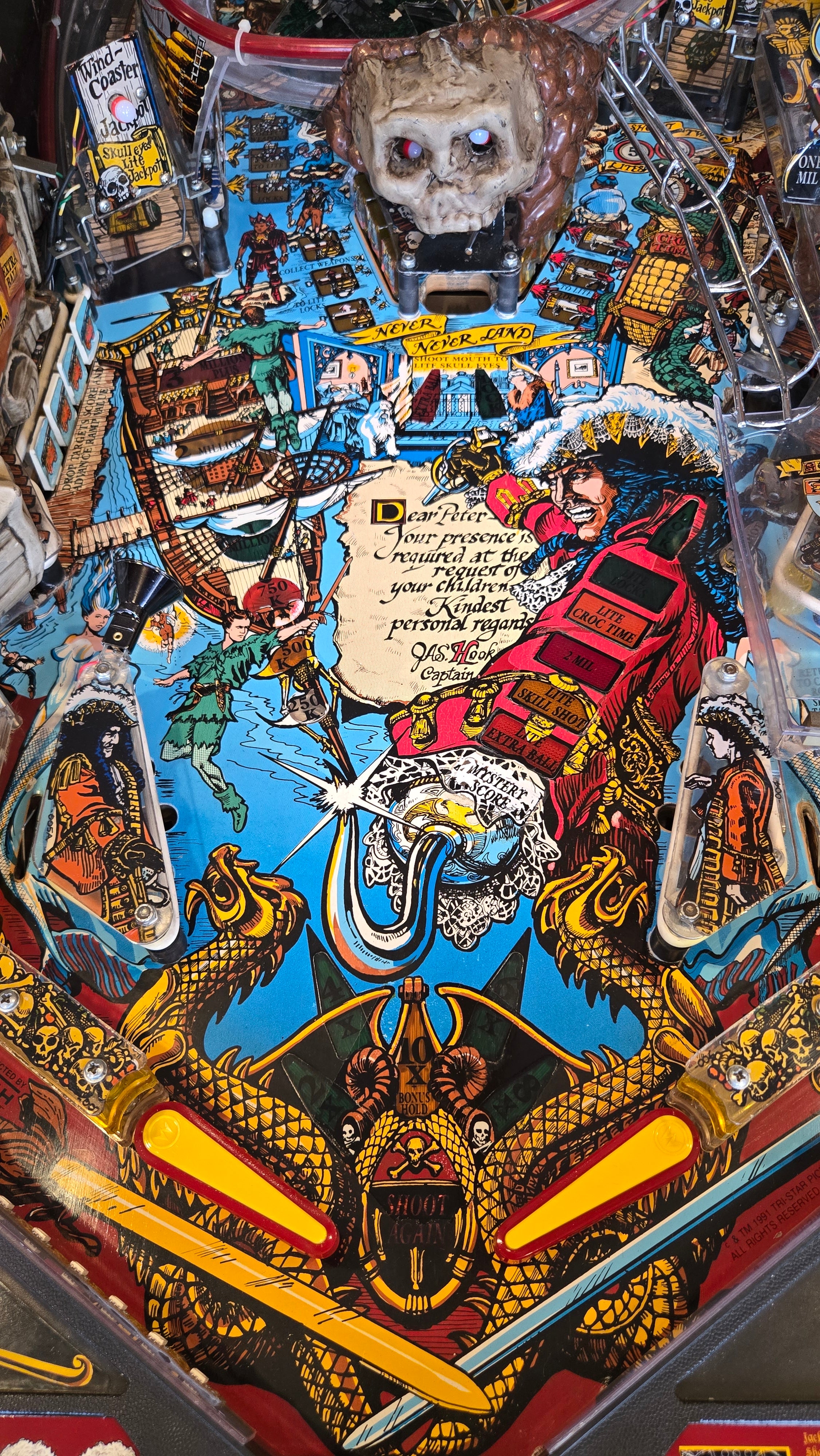 Hook (Refurbished) Data East 1992