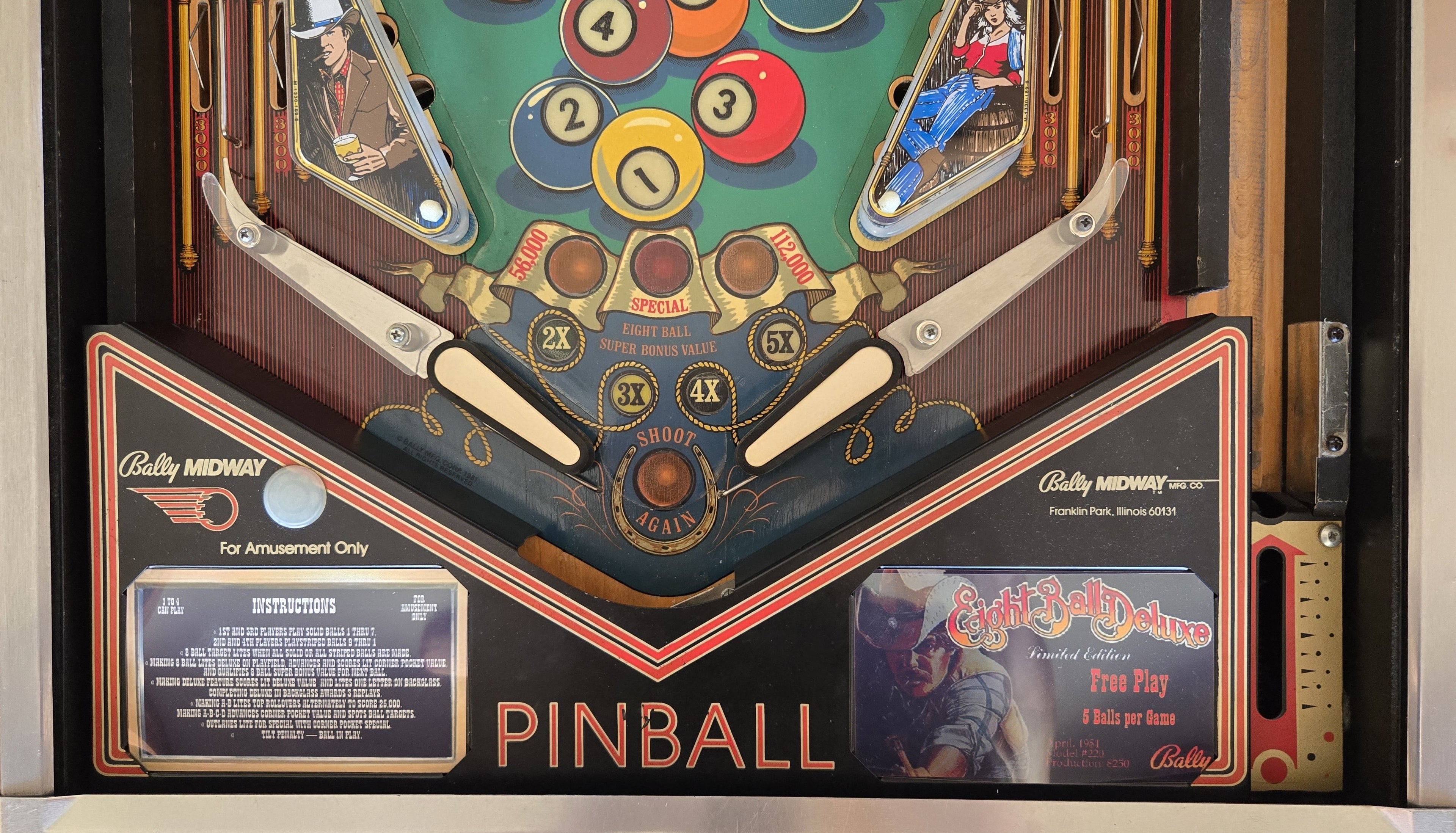 Eight Ball Deluxe (Refurbished) Bally 1984