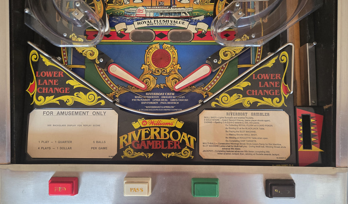 Riverboat Gambler (Refurbished) Williams 1990