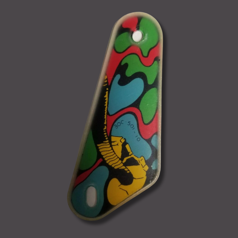 Alien Poker Pinball Machine (Williams, 1980) Lower Right Playfield Plastic Piece - Pinball805