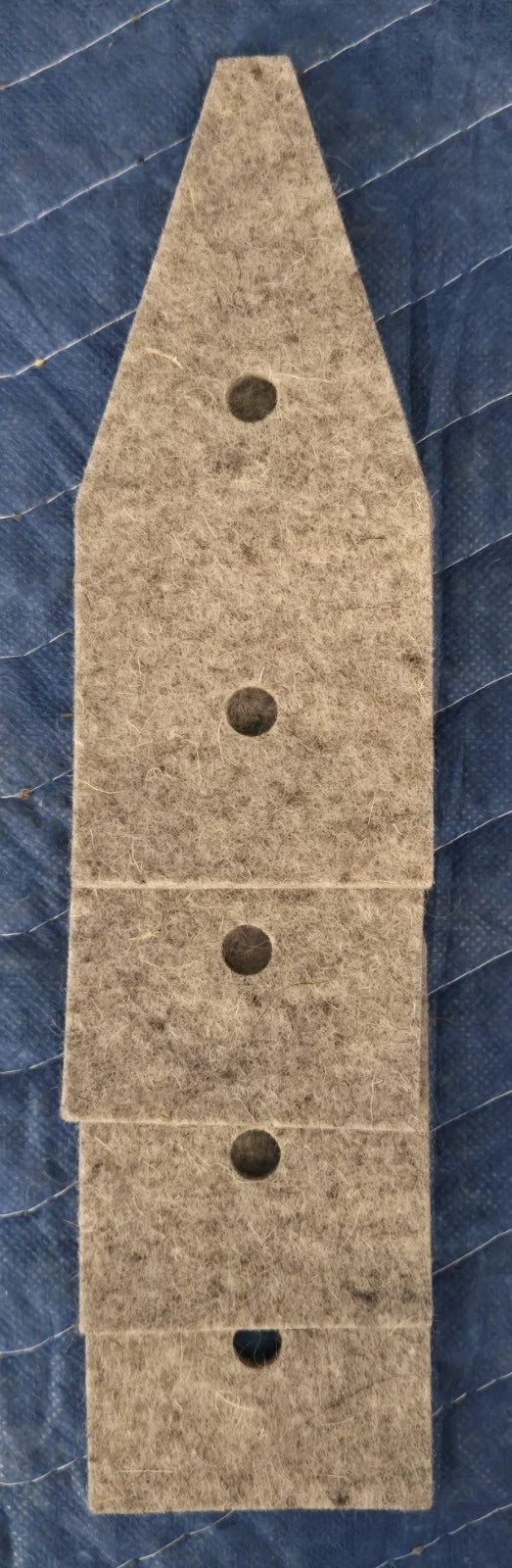 Custom Heavy Duty Felt Pinball Cabinet Leg Protectors set of 4pcs