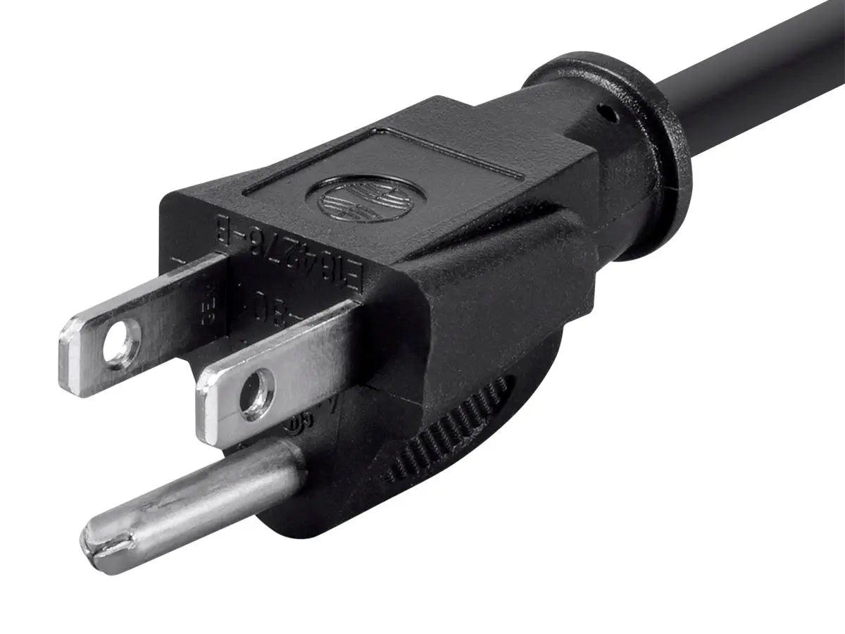 Replacement Power Cord for Pinball Machines 18AWG 10A 15ft with Stripped End