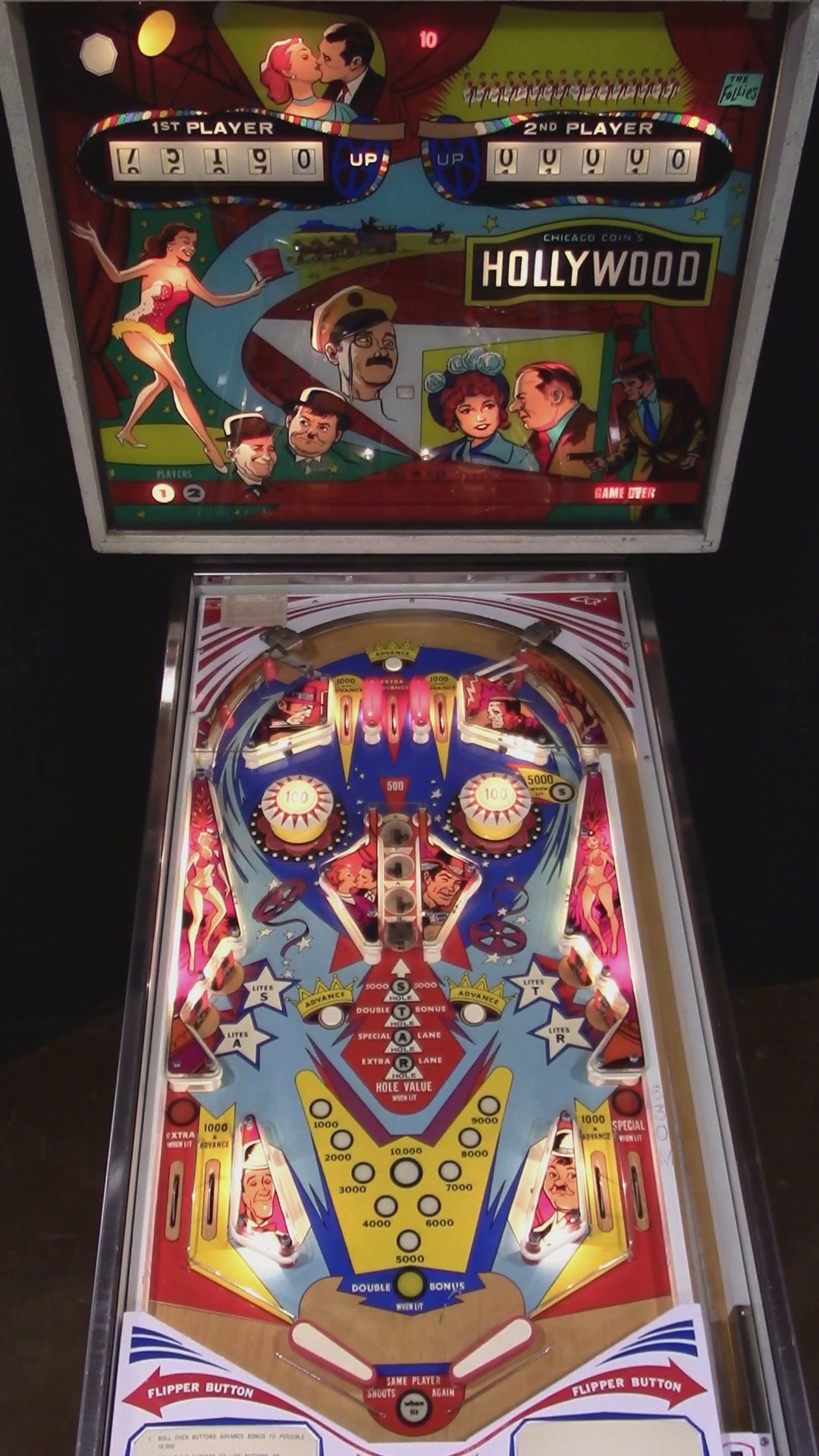 Hollywood (Refurbished) Chicago Coin 1976