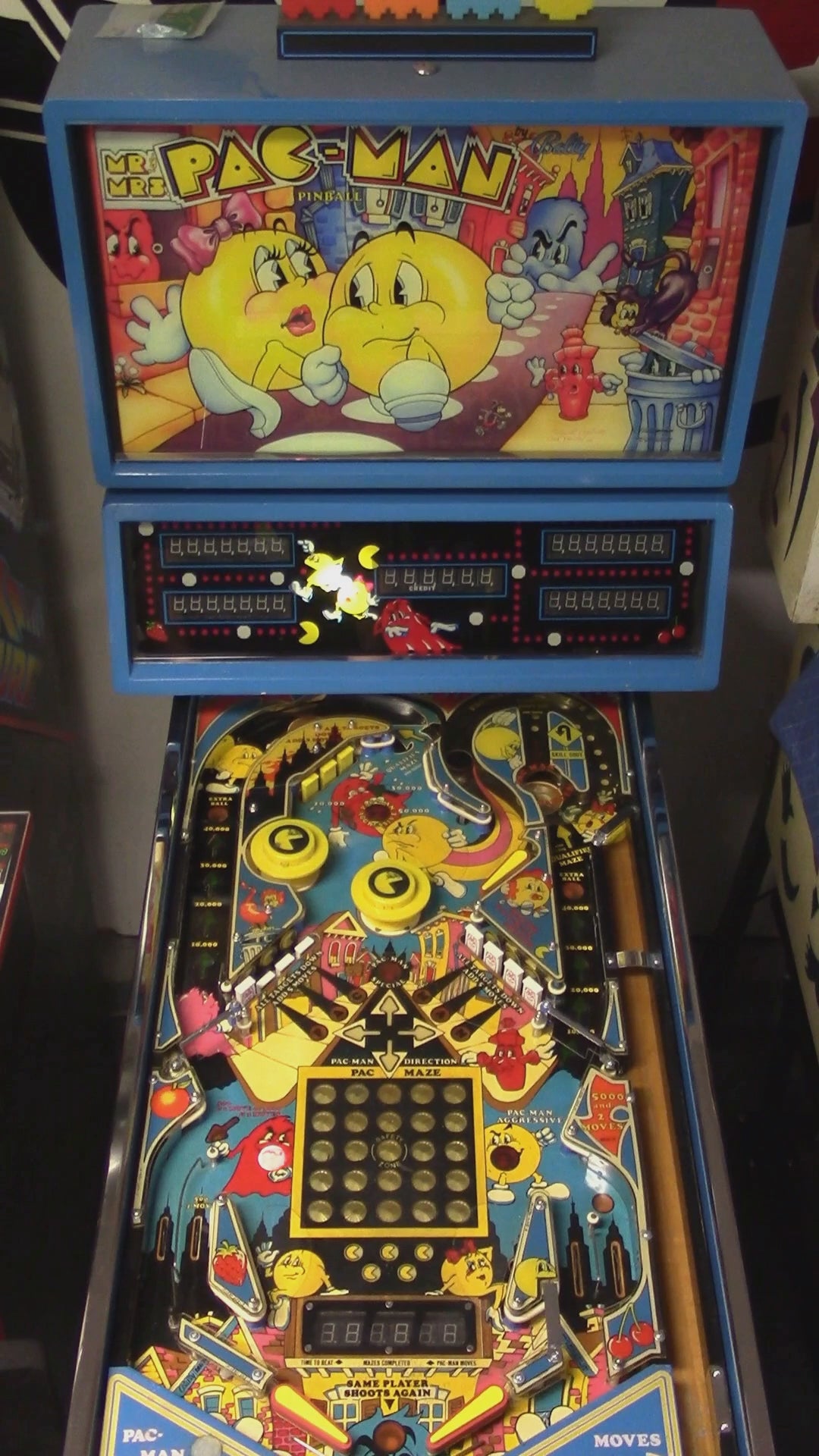 Mr. and Mrs. Pacman (Completely Restored) Bally 1982
