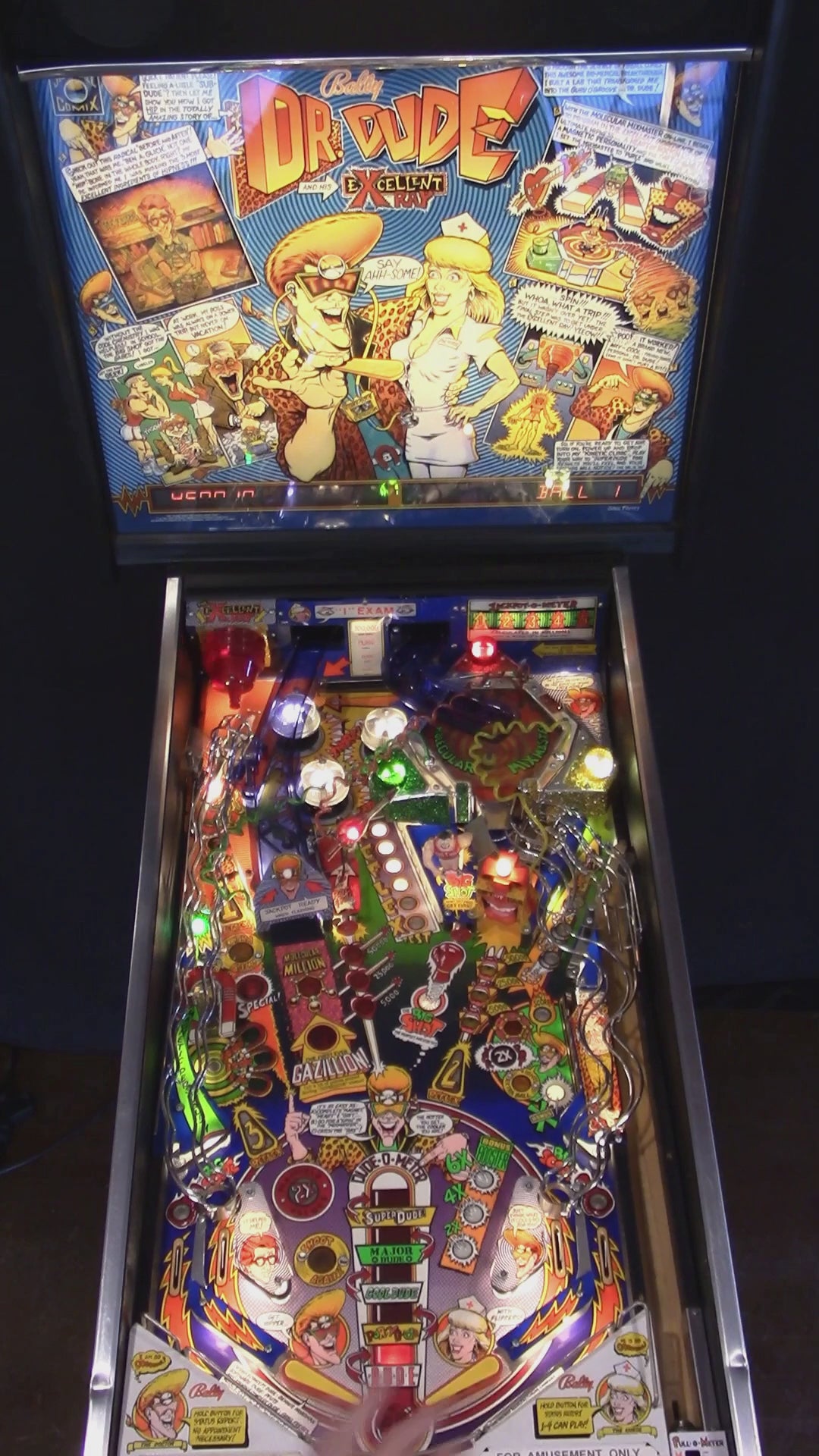 Dr. Dude and His Excellent Ray (Refurbished) Bally 1990