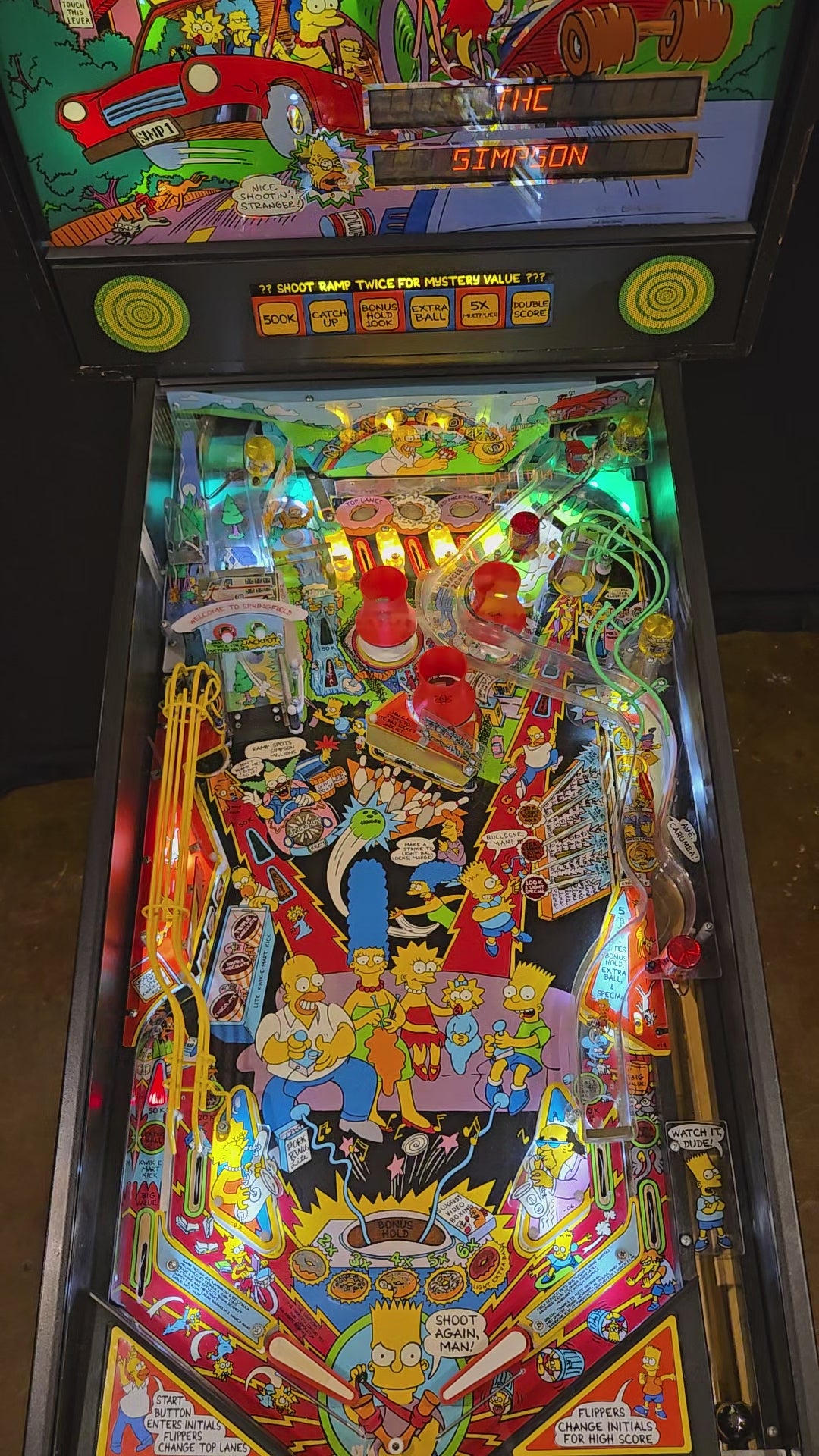 The Simpsons (Refurbished) Data East 1990