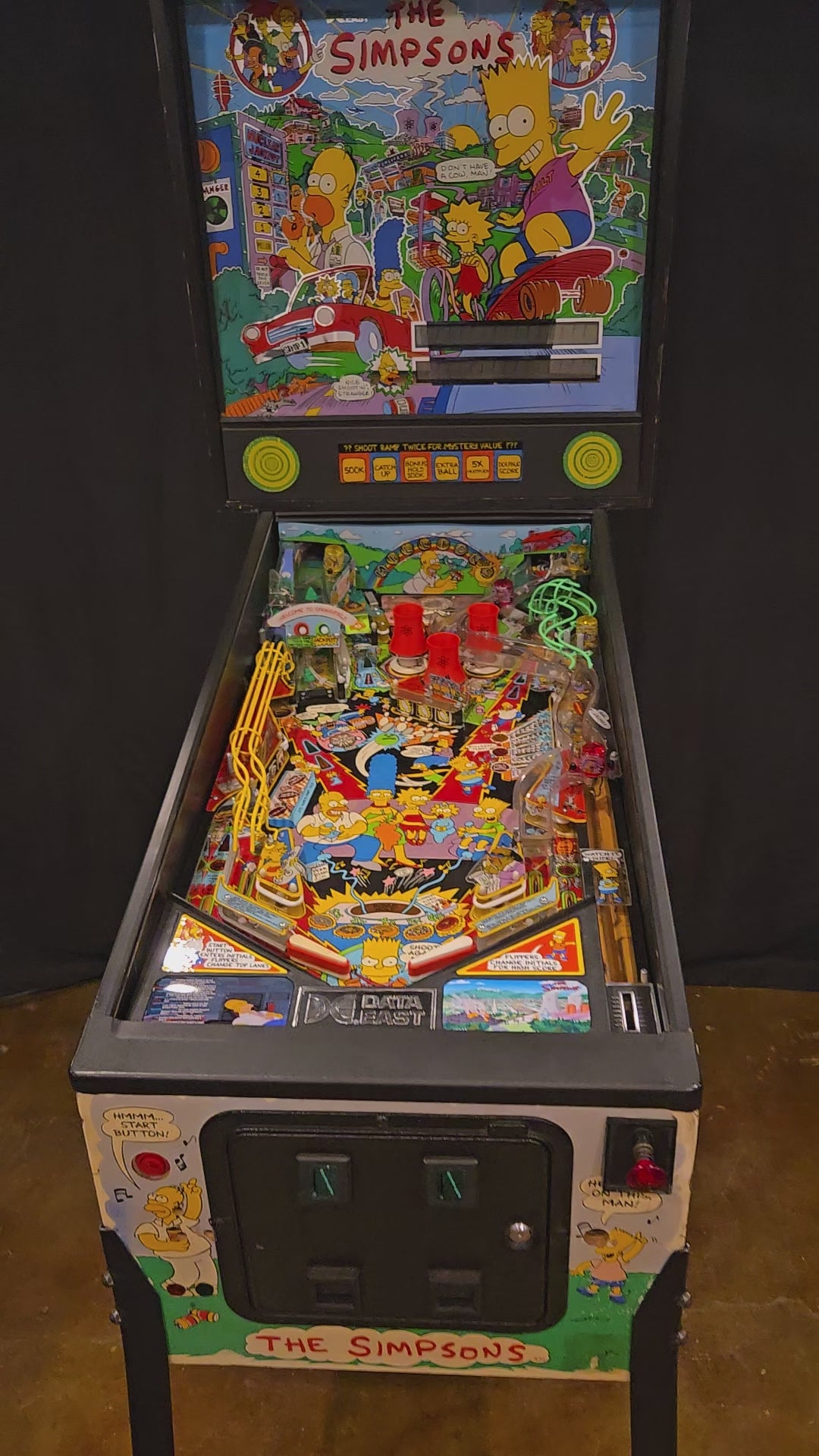 The Simpsons (Refurbished) Data East 1990