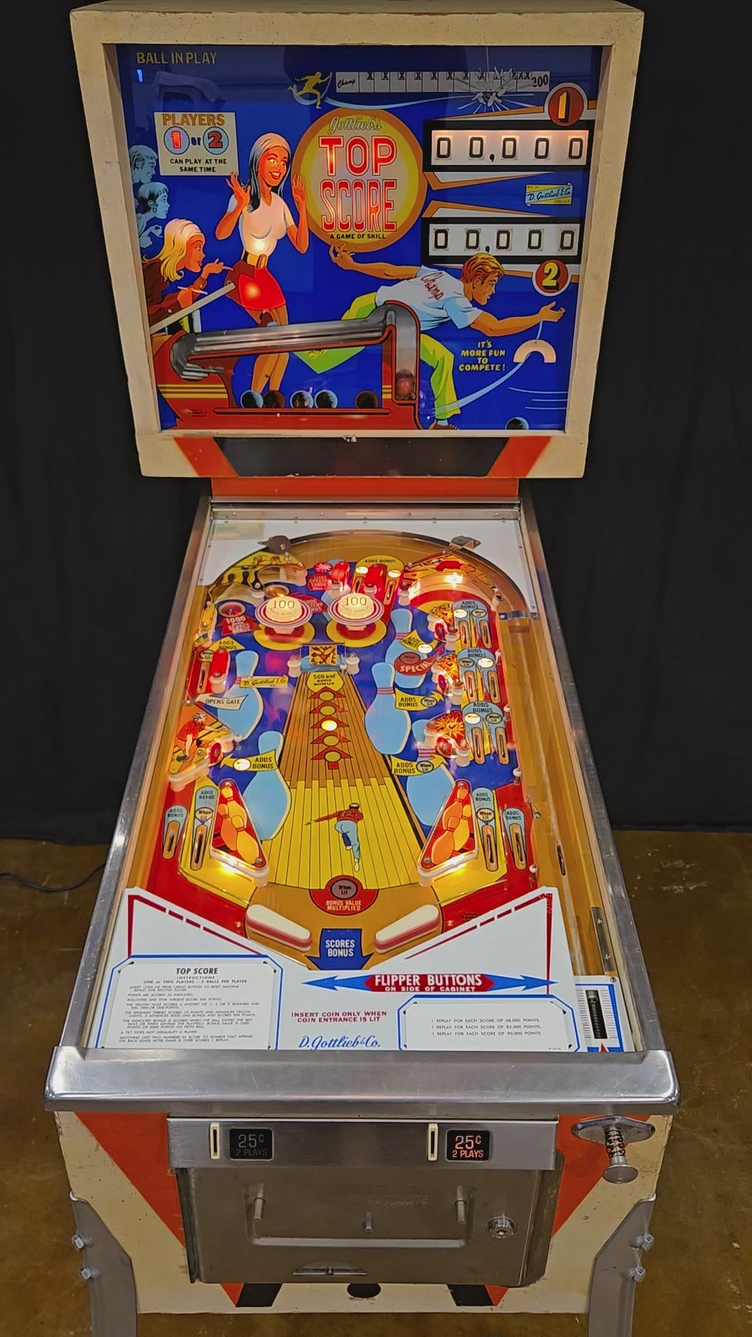 Top Score (Refurbished) Gottlieb 1975