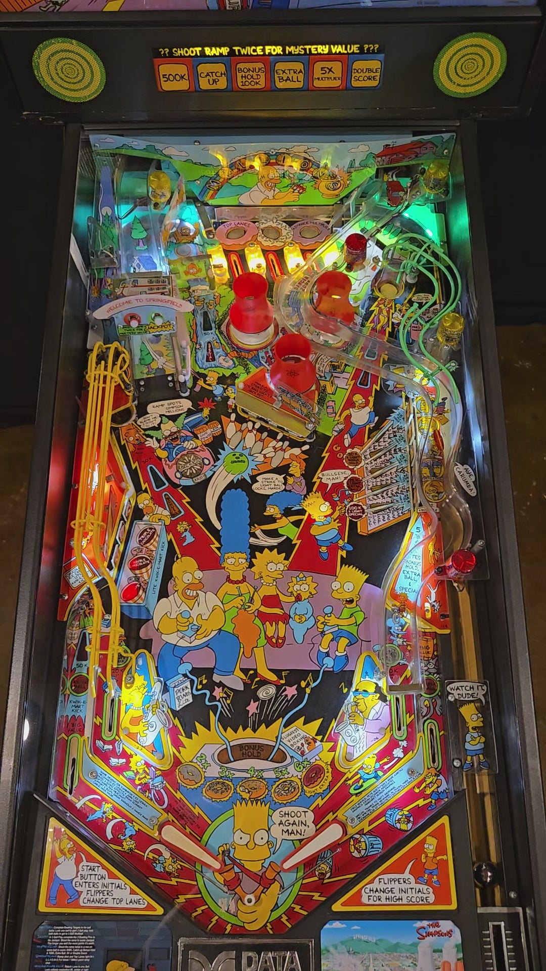 The Simpsons (Refurbished) Data East 1990