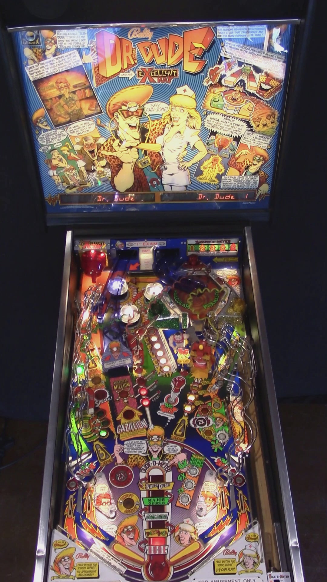 Dr. Dude and His Excellent Ray (Refurbished) Bally 1990