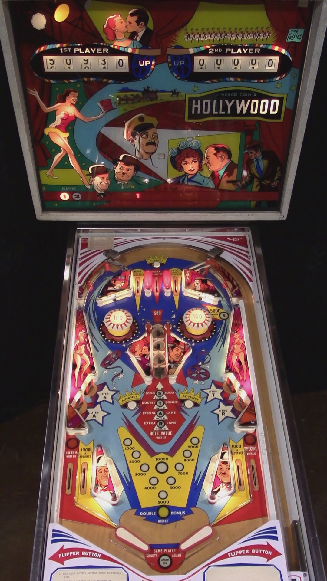 Hollywood (Refurbished) Chicago Coin 1976