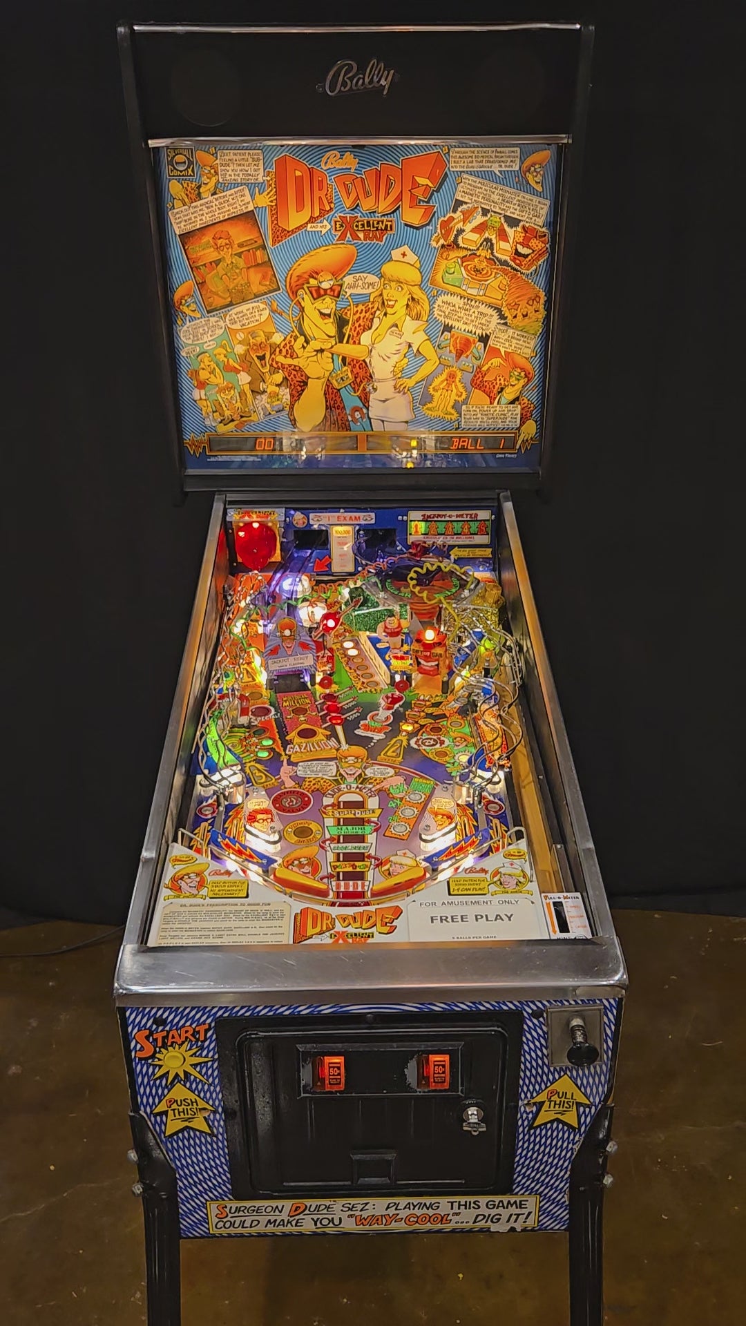 Dr. Dude and His Excellent Ray (Refurbished) Bally 1990