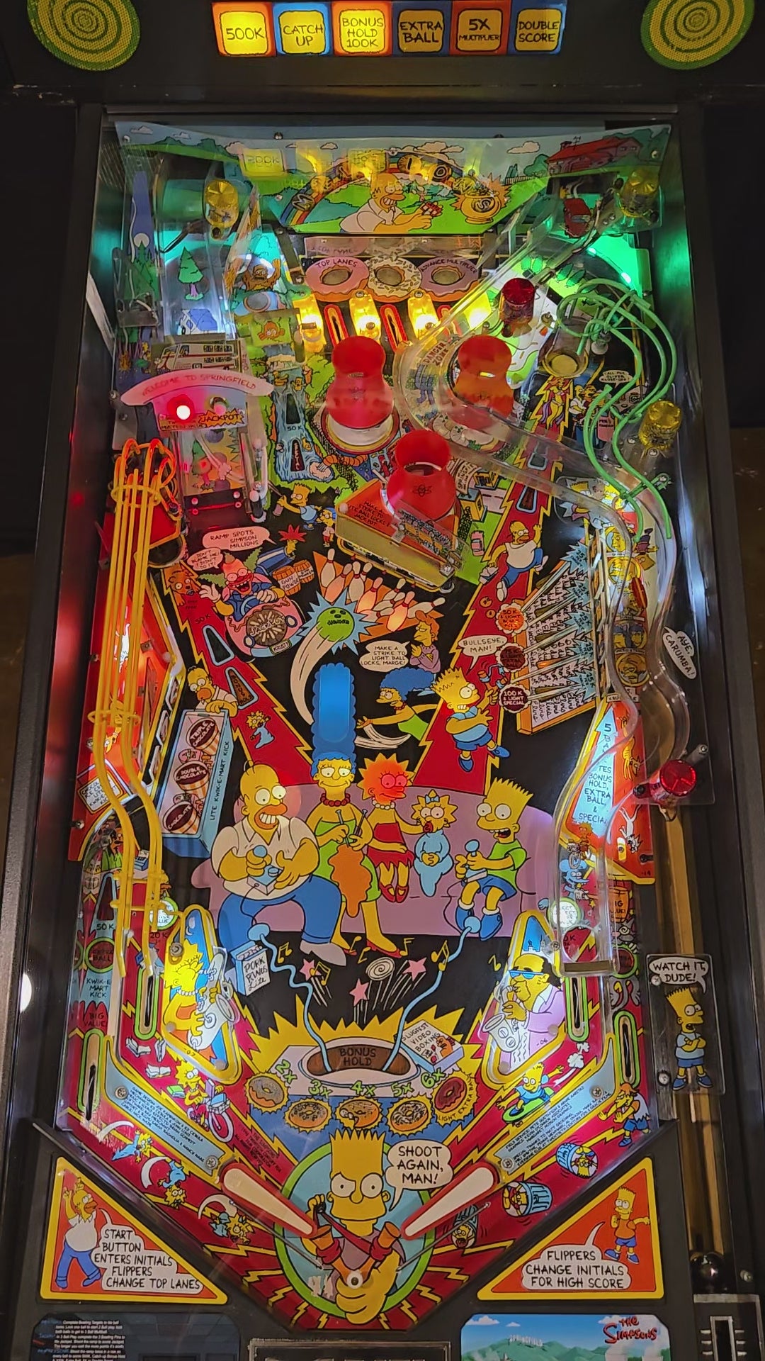 The Simpsons (Refurbished) Data East 1990