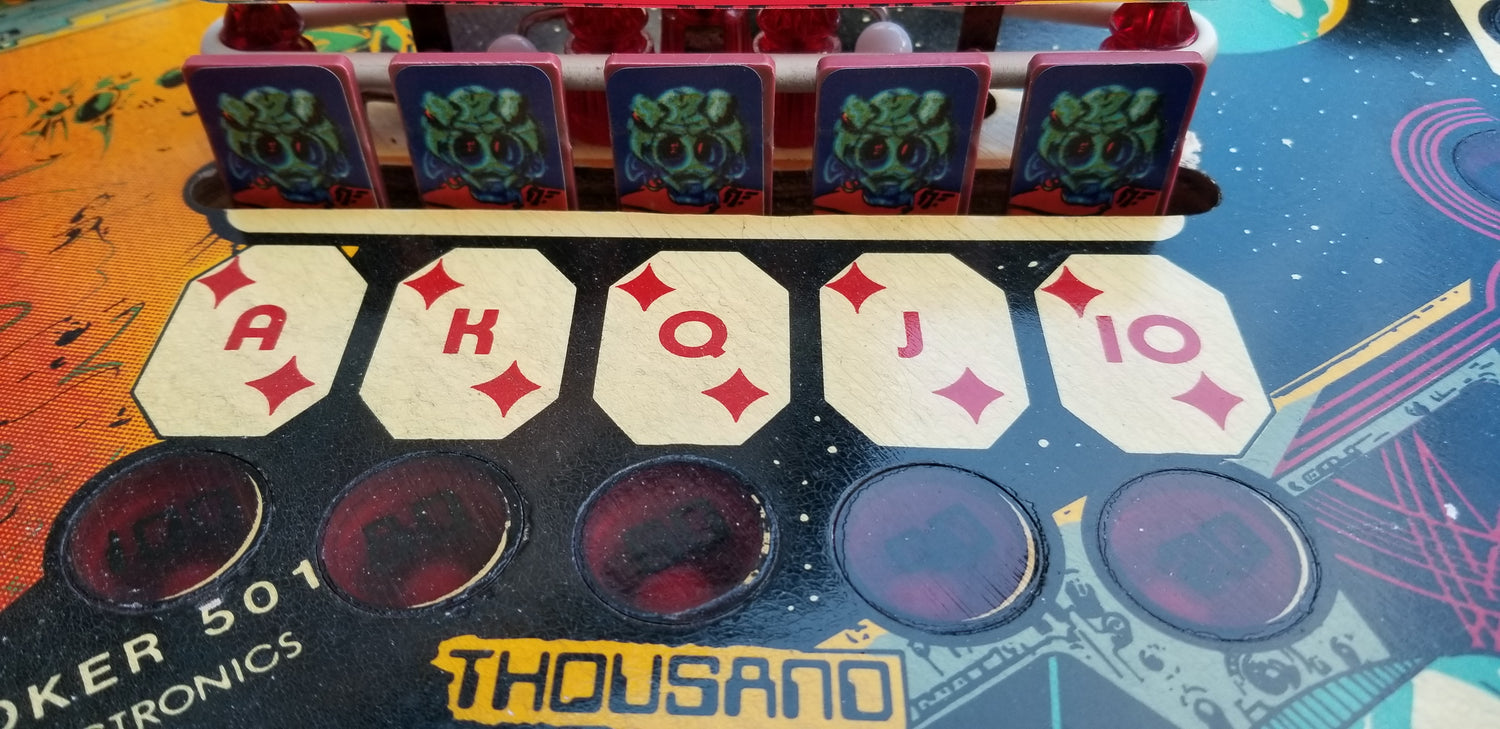 Alien Poker (FULLY RESTORED) Williams 1980 - Pinball805 