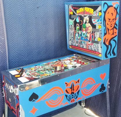 Alien Poker (FULLY RESTORED) Williams 1980 - Pinball805 