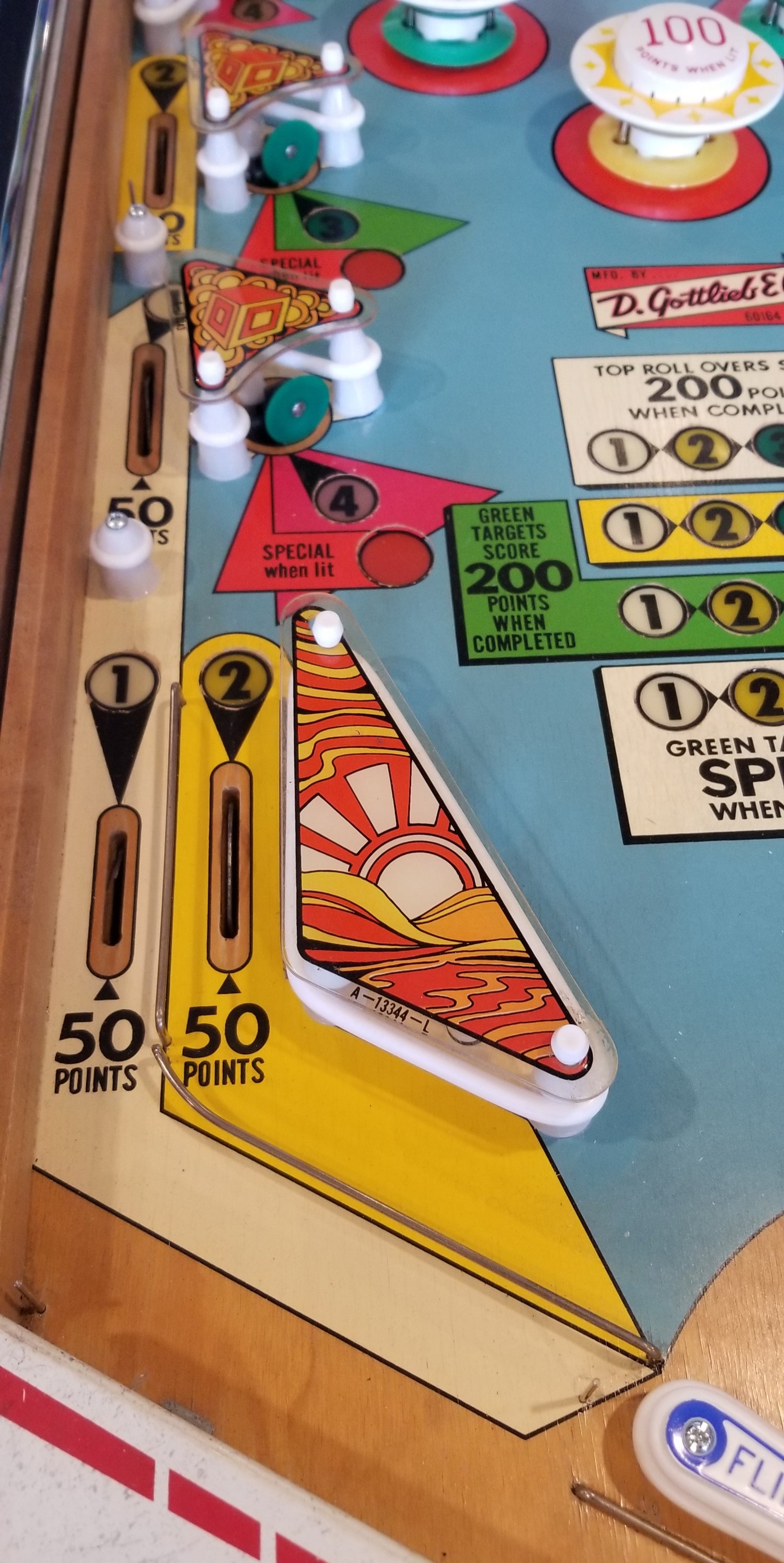 4 Square (FULLY RESTORED) Gottlieb 1971 - Pinball805 