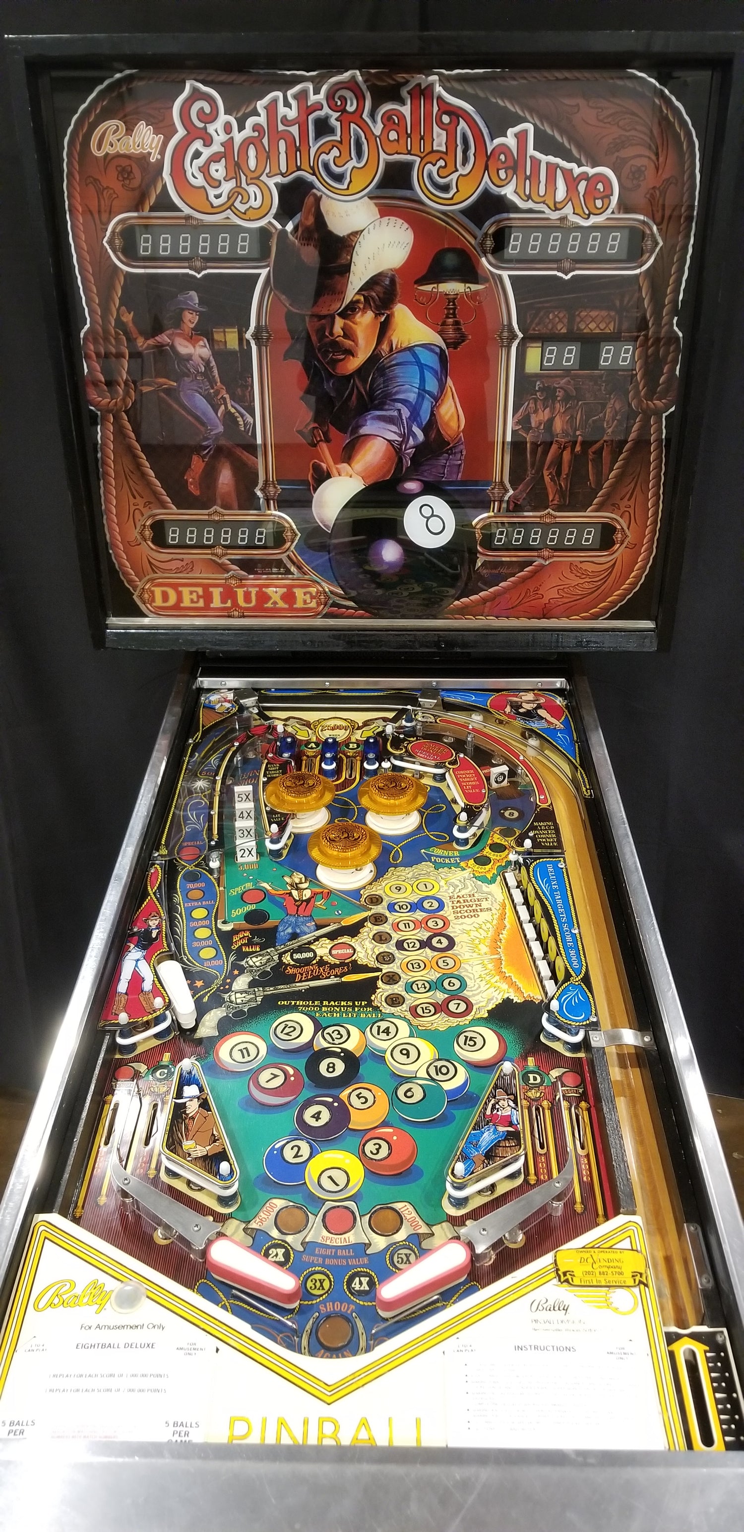 Eight Ball Deluxe Bally 1981 - Pinball805 