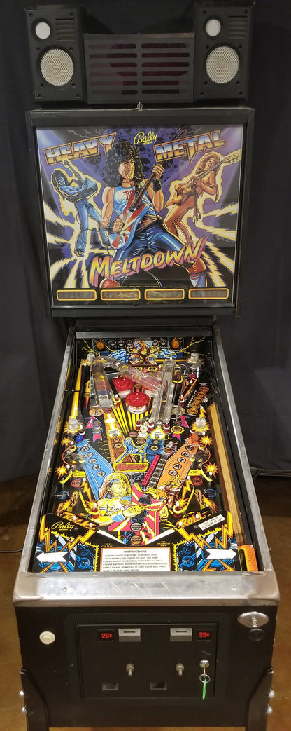Heavy Metal Meltdown Bally Midway 1987 - Pinball805 