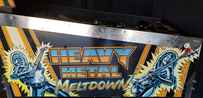 Heavy Metal Meltdown Bally Midway 1987 - Pinball805 