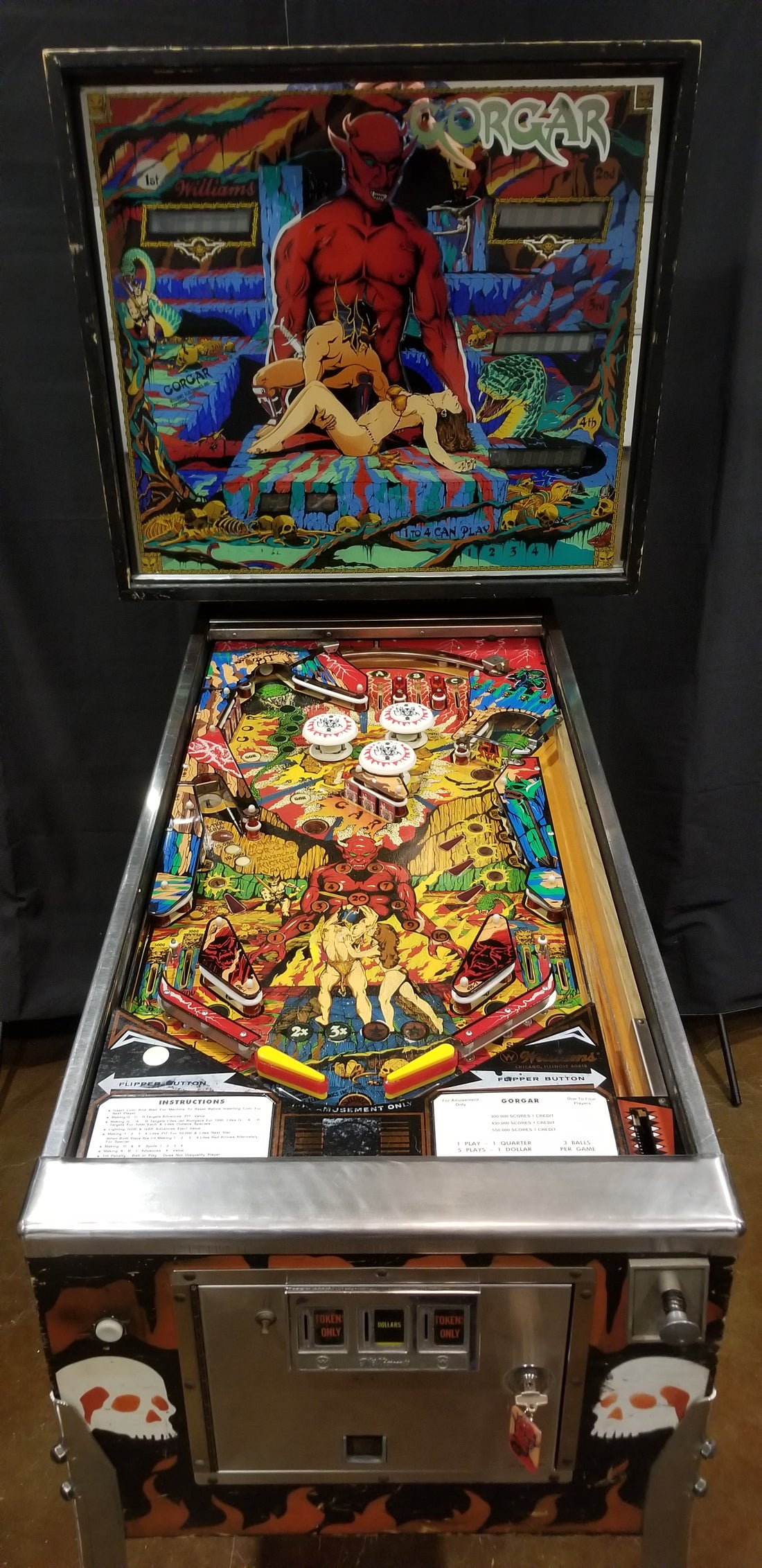Gorgar Williams 1979 - Pinball805 