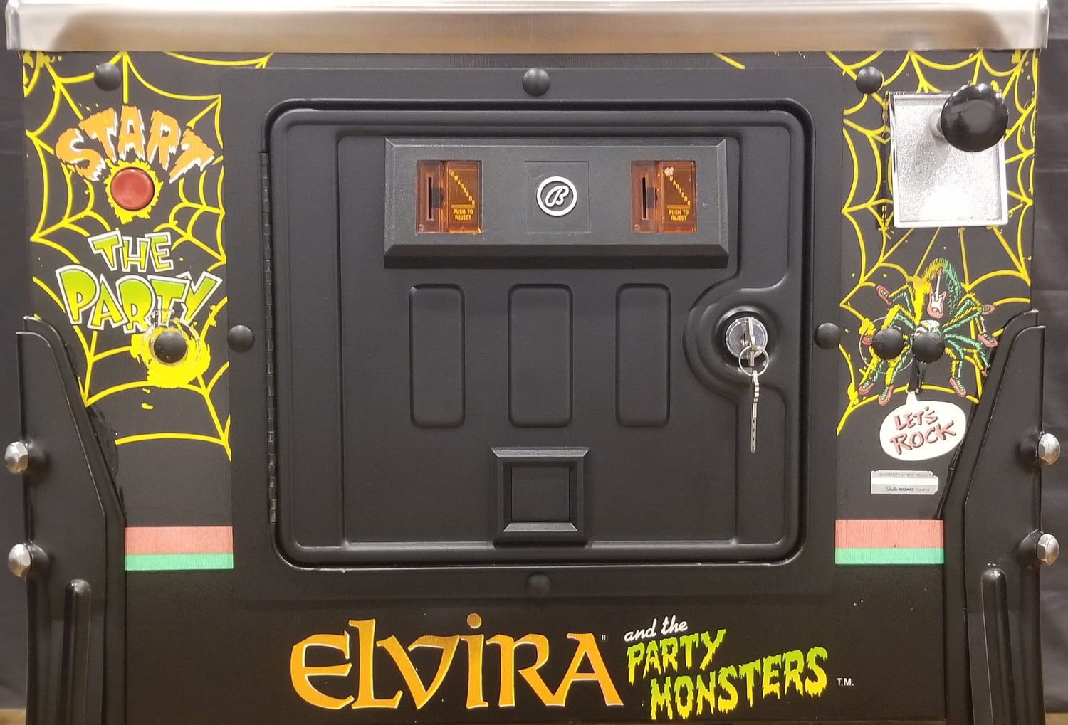 Elvira and the Party Monsters Bally 1989 - Pinball805 