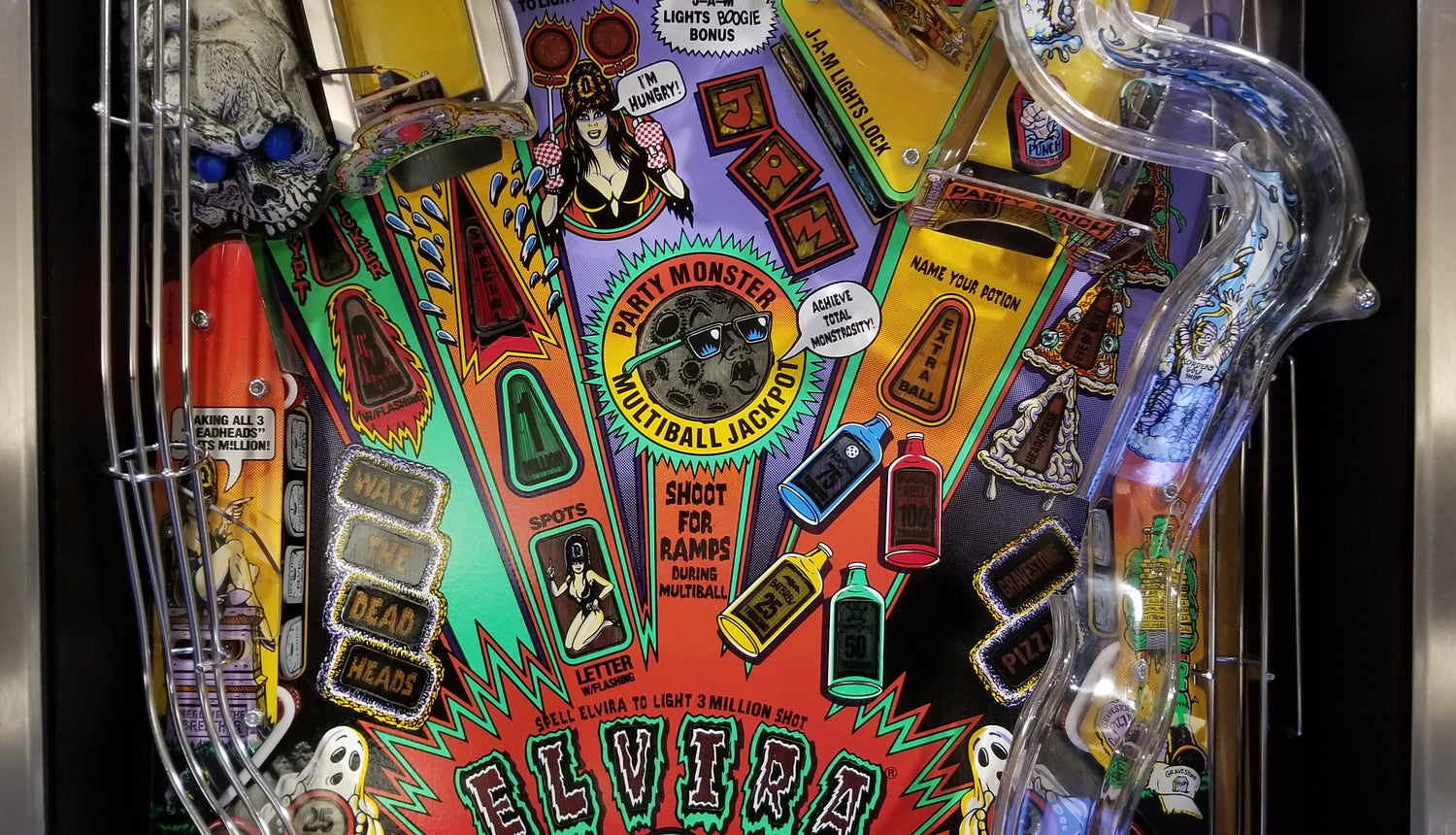 Elvira and the Party Monsters Bally 1989 - Pinball805 