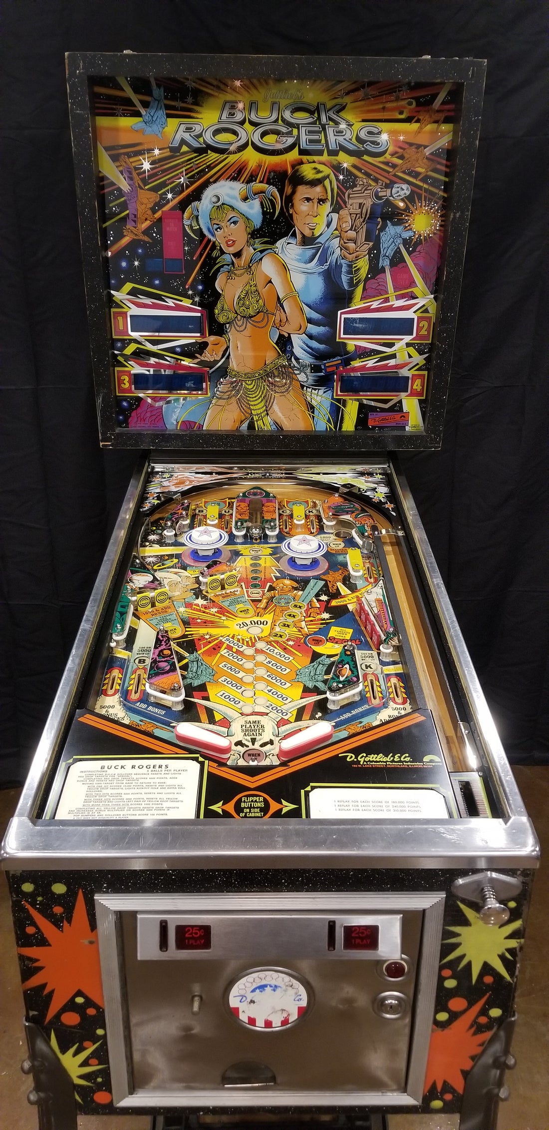 Buck Rogers Gottlieb 1980 - Pinball805 