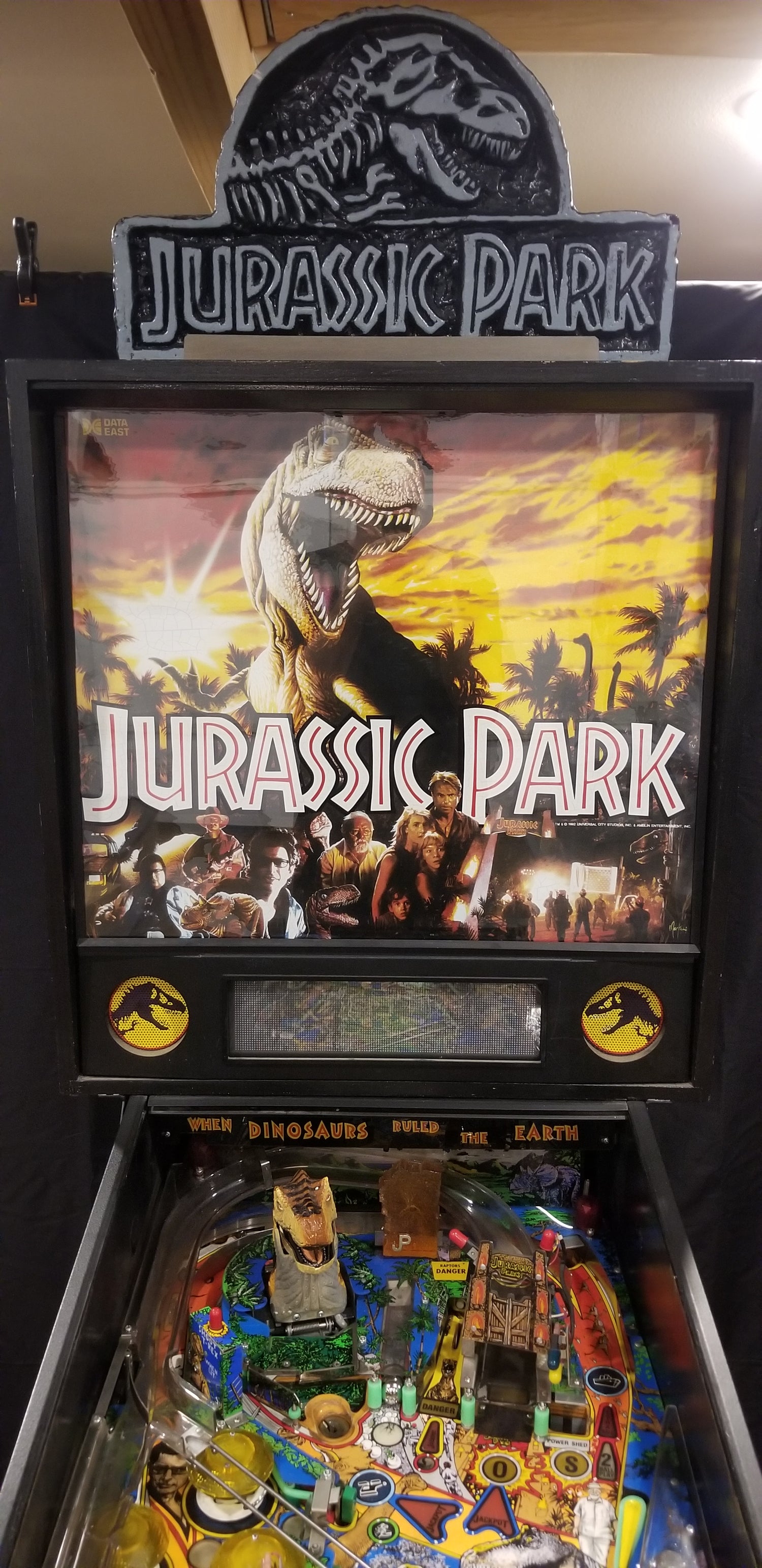Jurassic Park Data East 1993 - Pinball805 