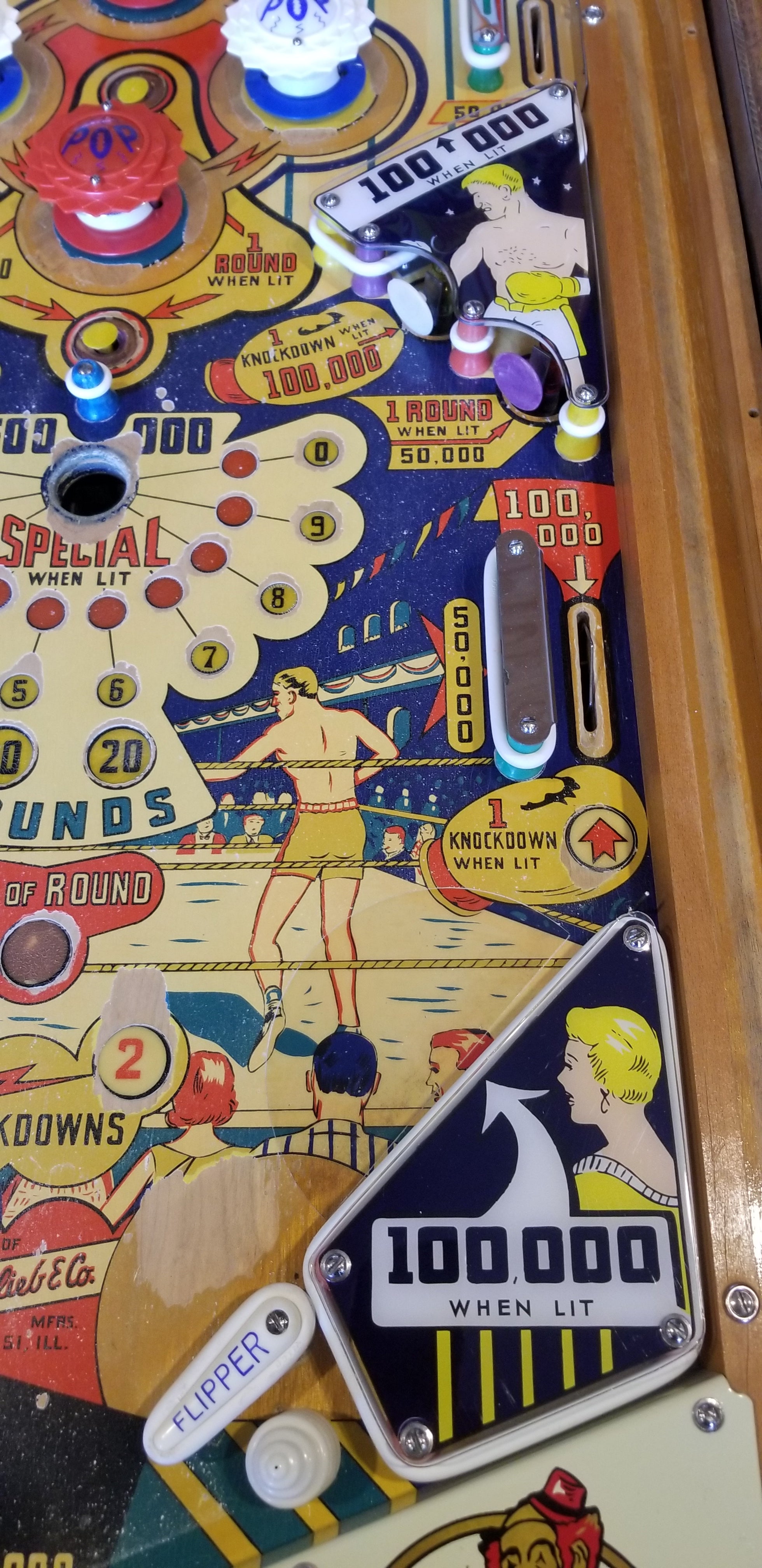 World Champ (Wood Rail) Gottlieb 1957 - Pinball805 