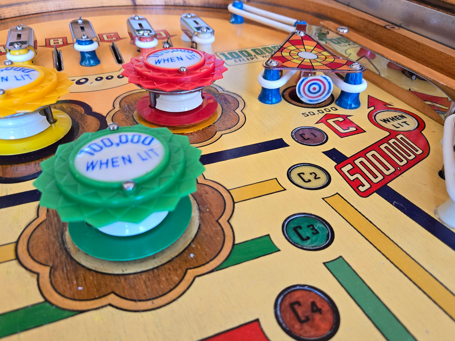 Wishing Well (Refurbished Wood Rail) Gottlieb 1955