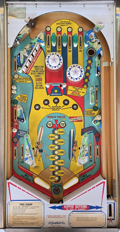 Surf Champ (Refurbished) Gottlieb 1976