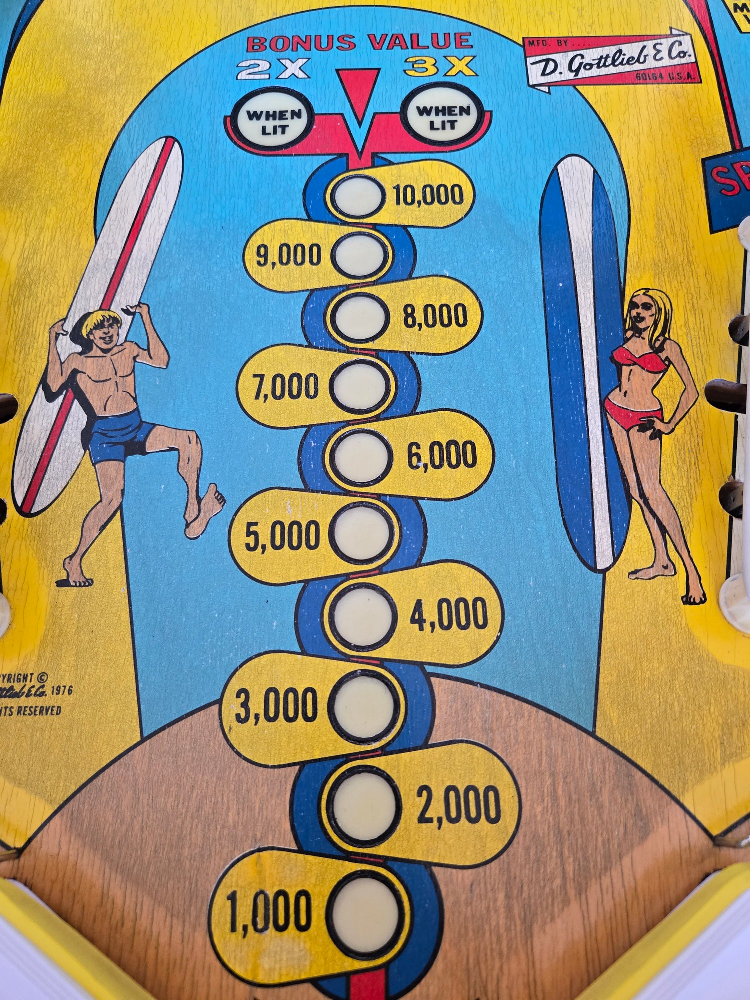 Surf Champ (Refurbished) Gottlieb 1976